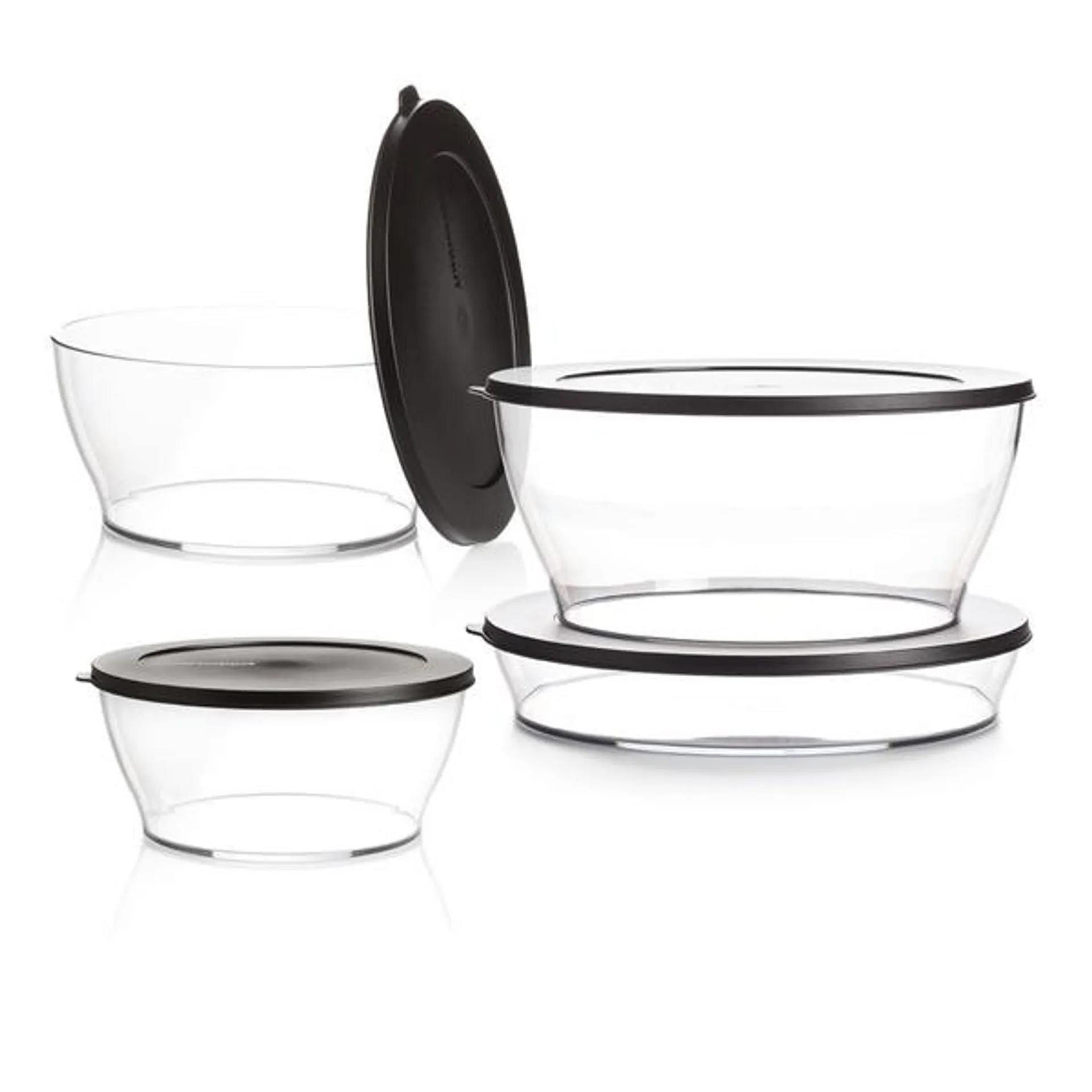 Tupperware Clear Collection Set (4)