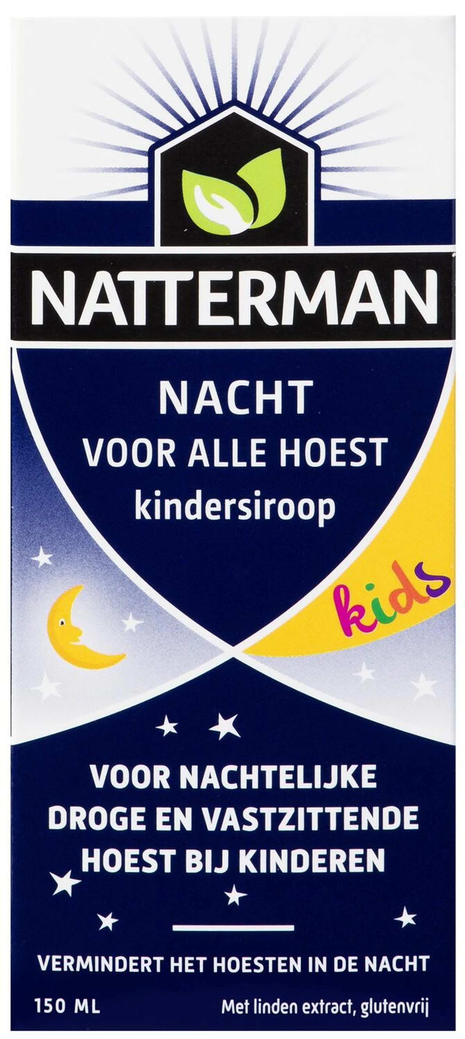 Natterman Nacht voor all hoest kids 150 milliliter