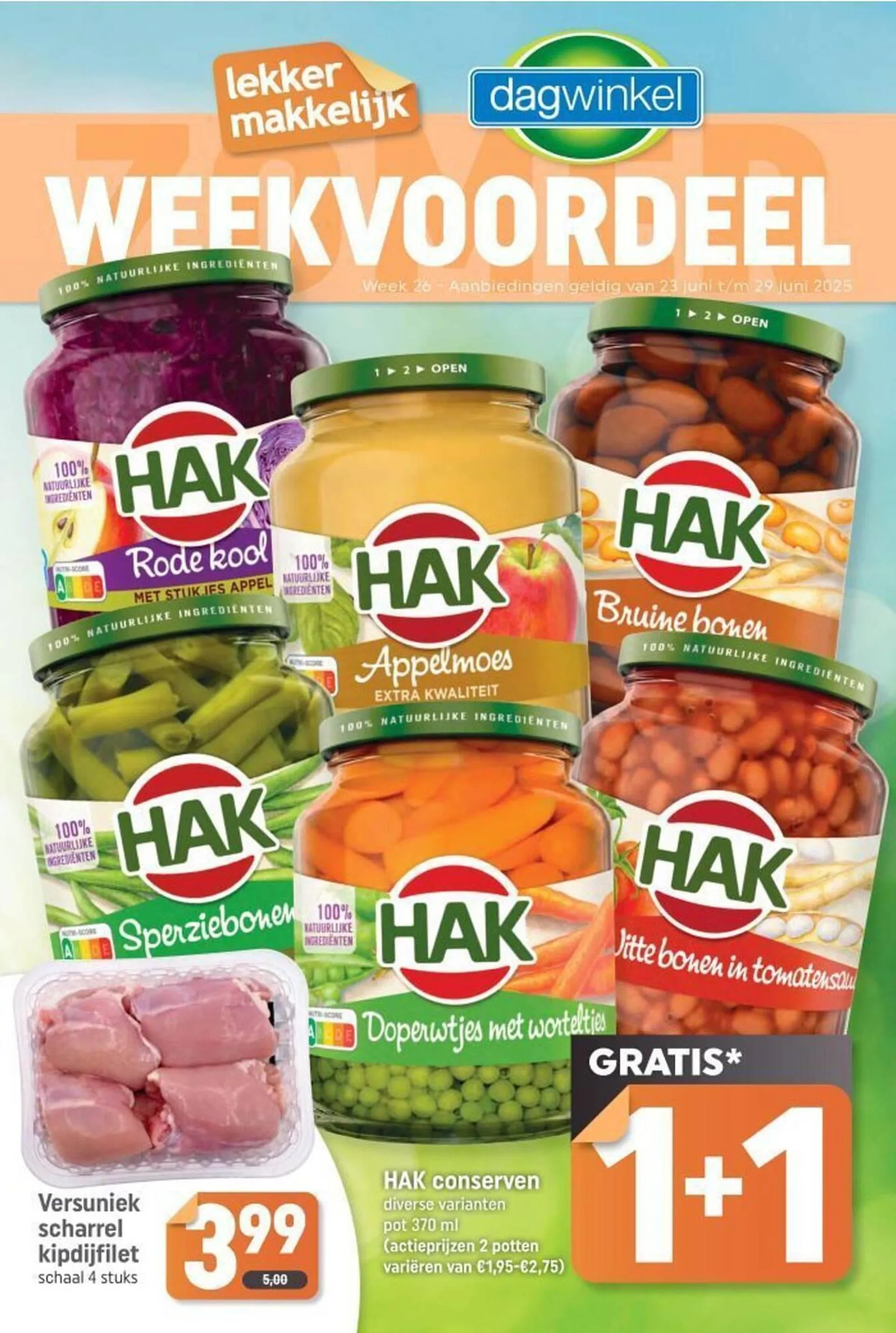 Dagwinkel folder van 23 juni tot 29 juni 2025 - Folder pagina 1