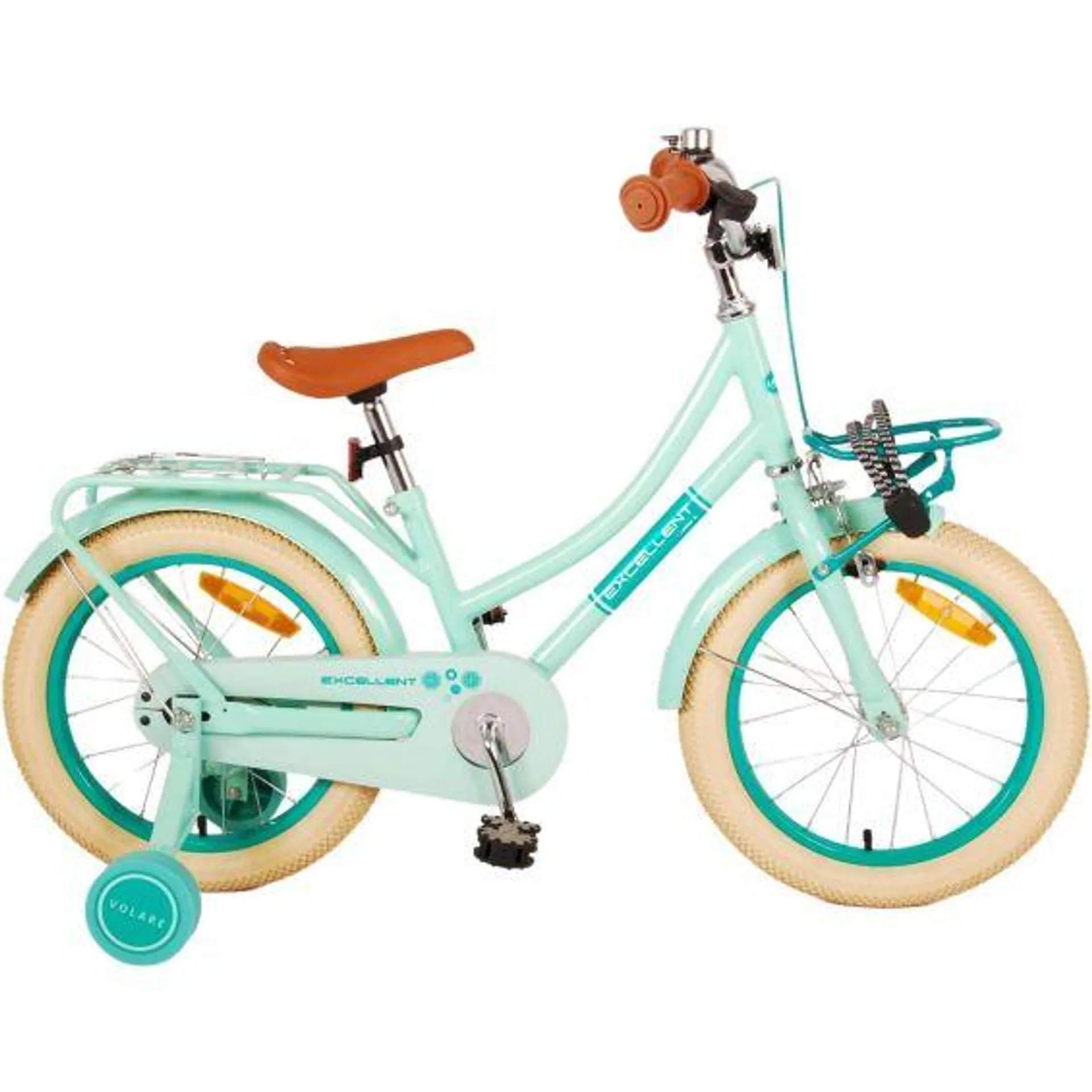 Volare Kinderfiets Excellent 16 inch Groen met voordrager