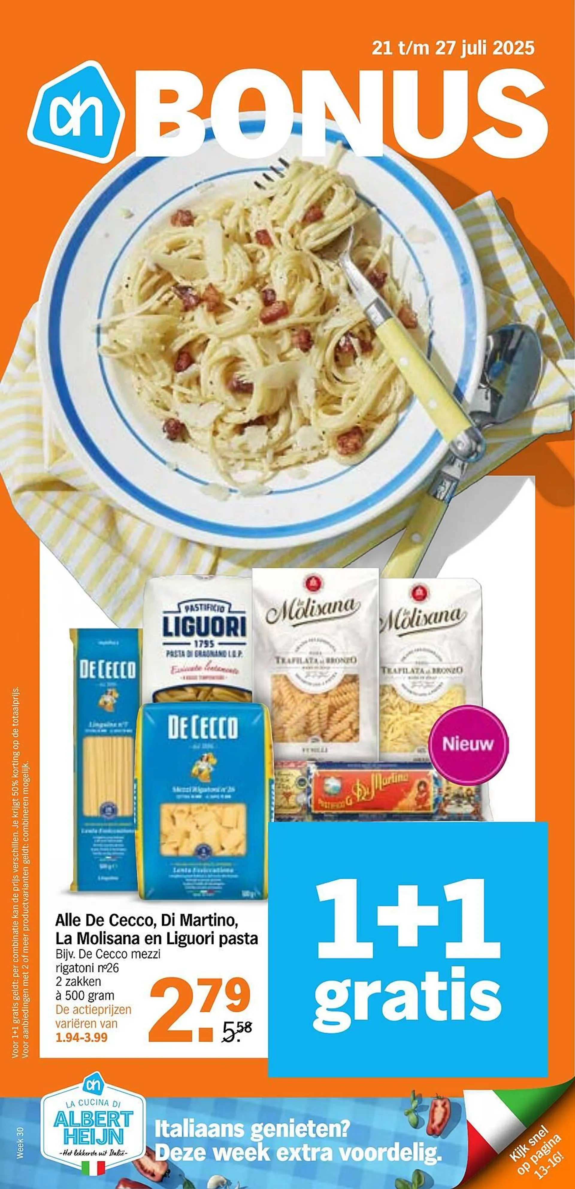 Albert Heijn folder van 21 juli tot 27 juli 2025 - Folder pagina 1