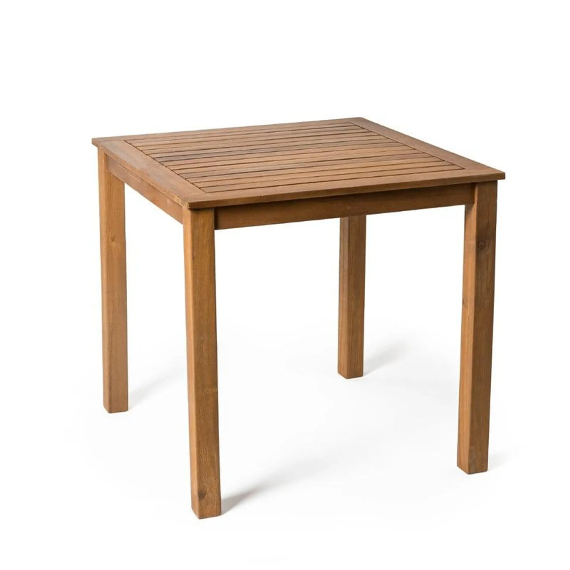 Tuintafel vierkant - acacia - 80x80x77 cm