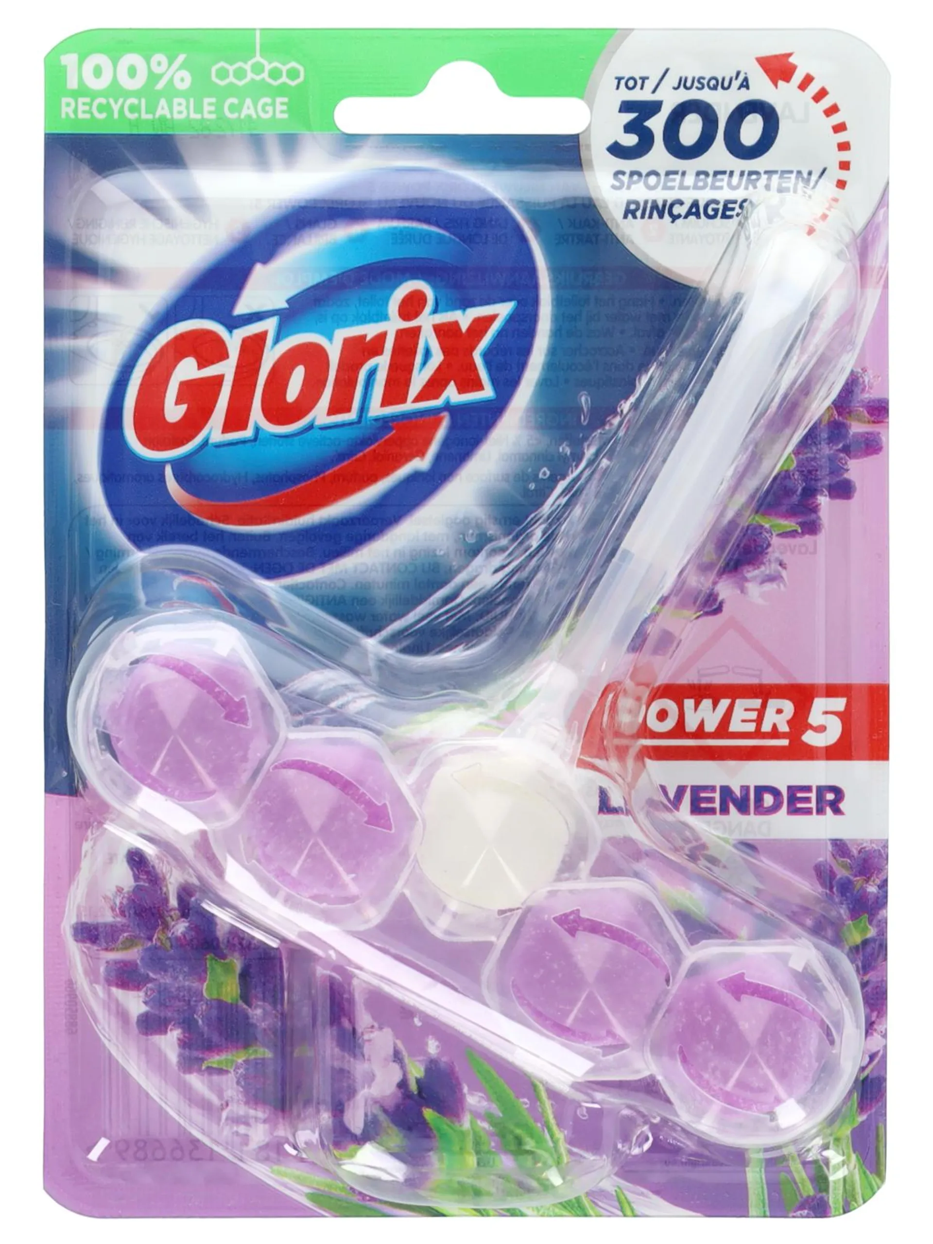 Toiletblok Glorix lavendel