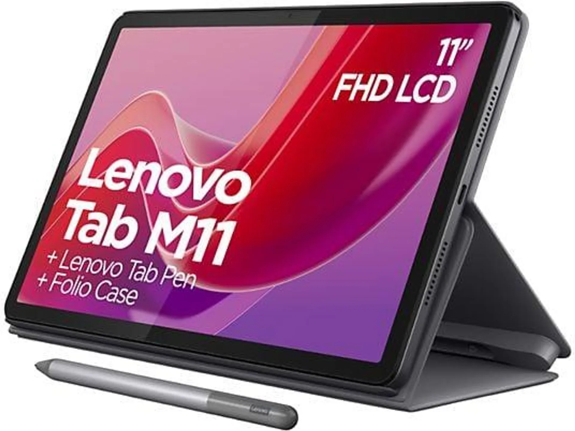 LENOVO Tab M11 + Cover + Pen - 11 inch - 128 GB - Grijs - Wifi