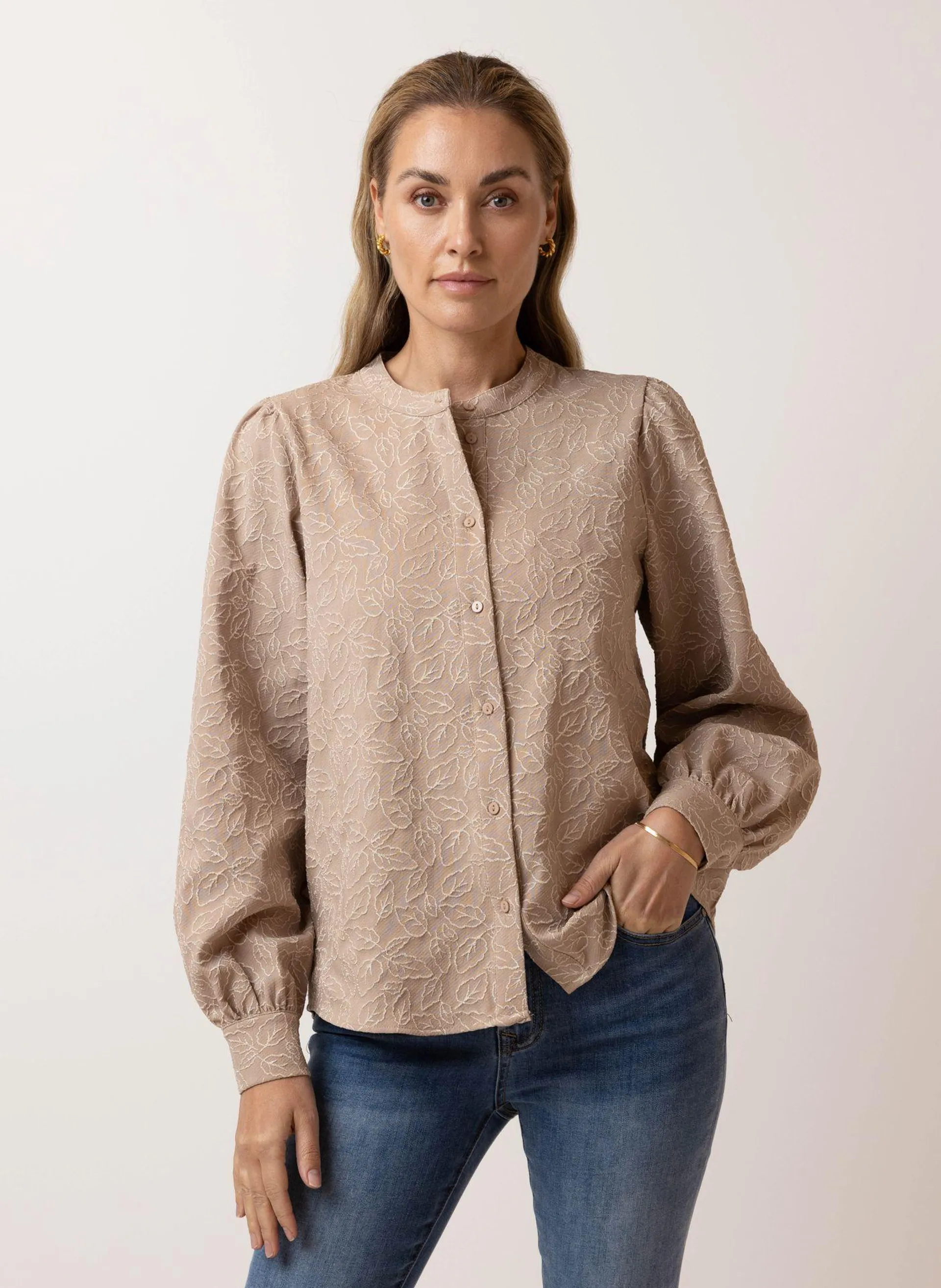 Bruine blouse