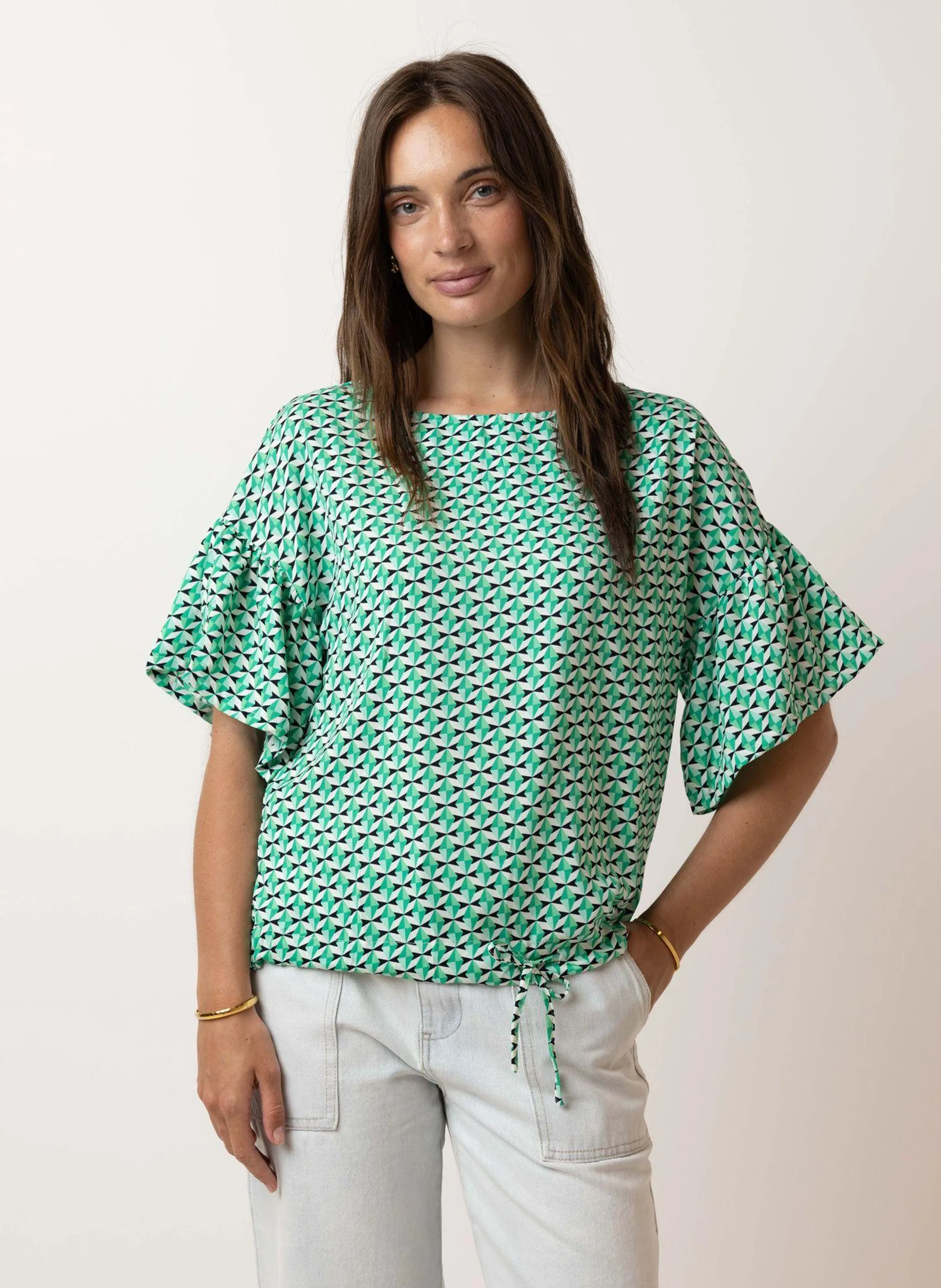 Groene blouse