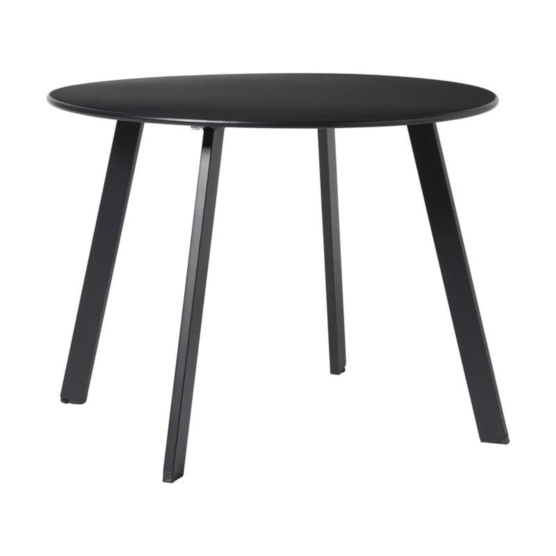 Bijzettafel Diego klein - zwart - ø60x46 cm