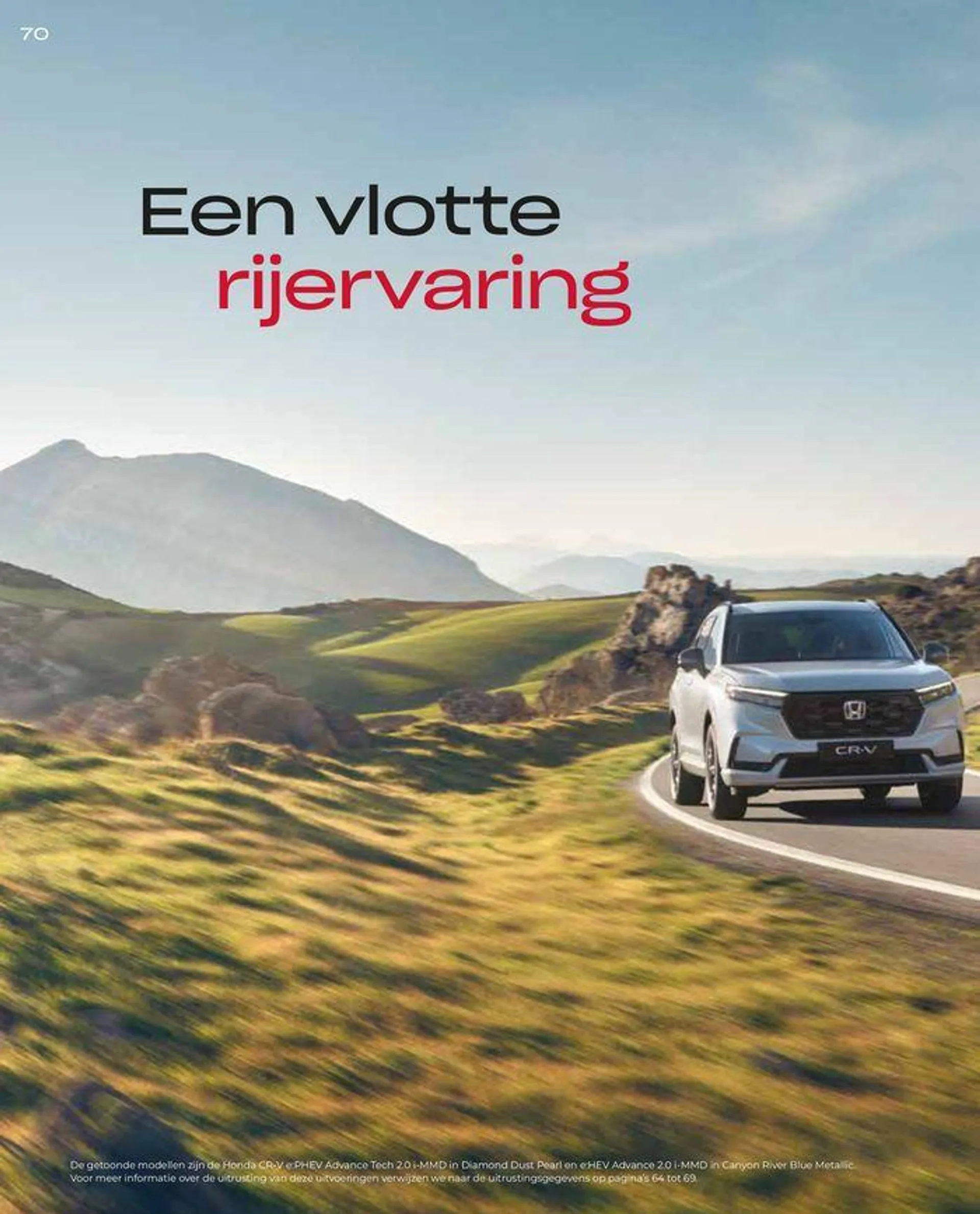 Honda CR-V e:HEV &amp; e:PHEV — Brochure van 28 juni tot 12 juli 2024 - Folder pagina 70