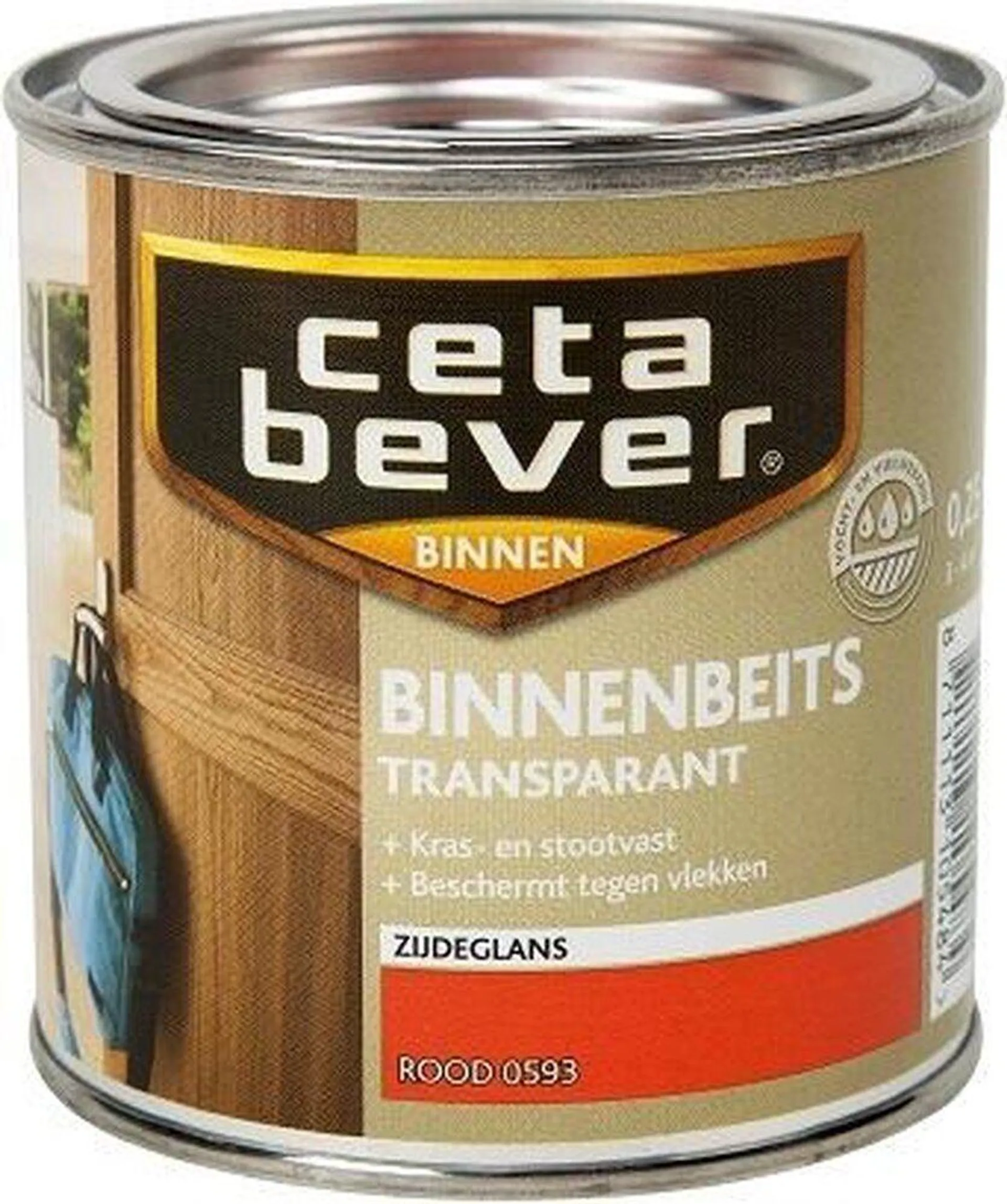 CB Binnenb. TR AC 0593 Rood 0.25L