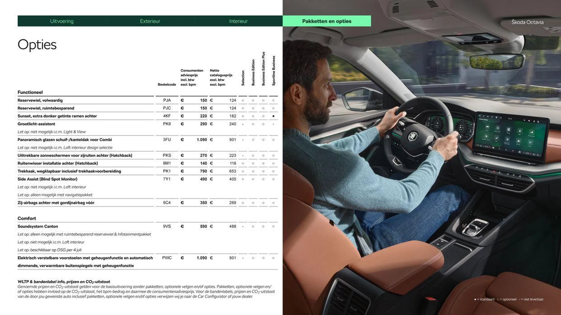 Škoda Octavia (Combi) prijslijst per 27 juni 2024 van 29 juni tot 29 juni 2025 - Folder pagina 18