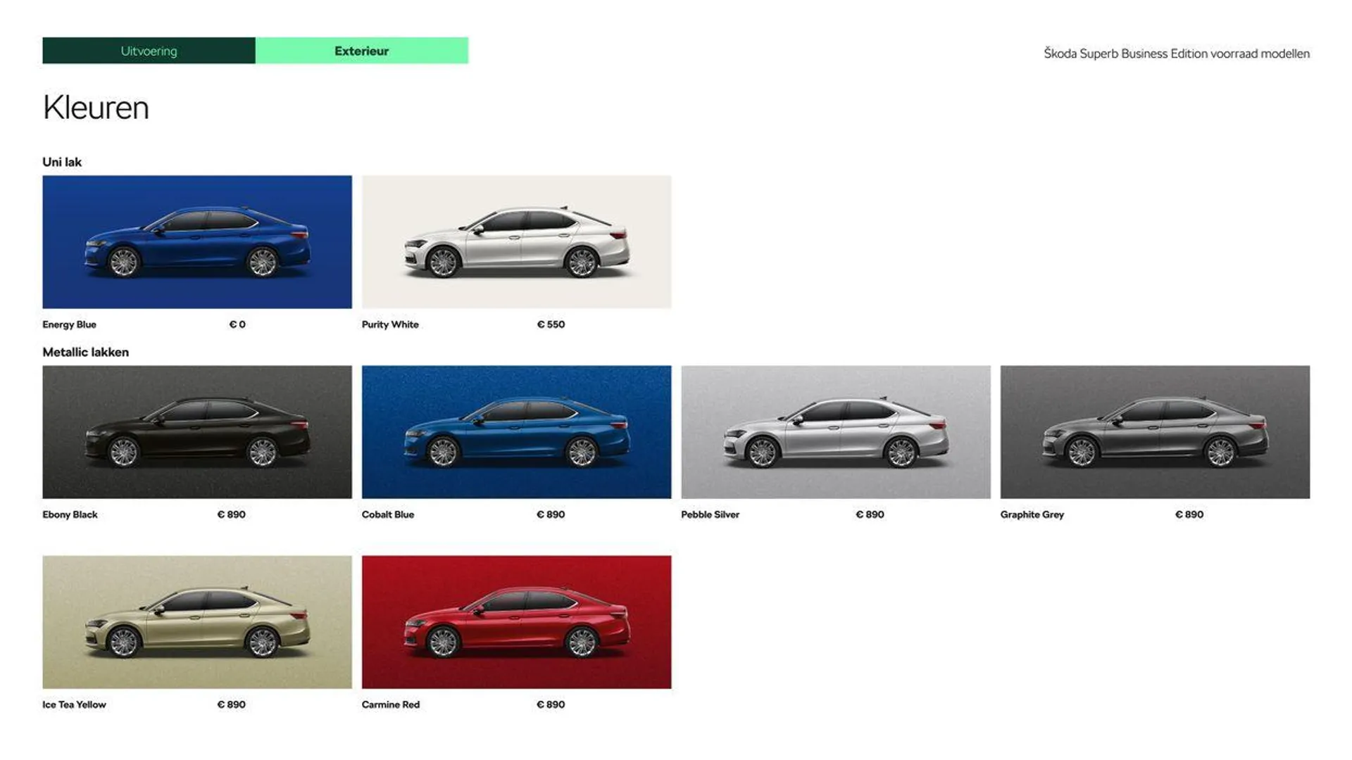 Škoda Superb (Combi) Prijslijst per 4 juli 2024 - 8