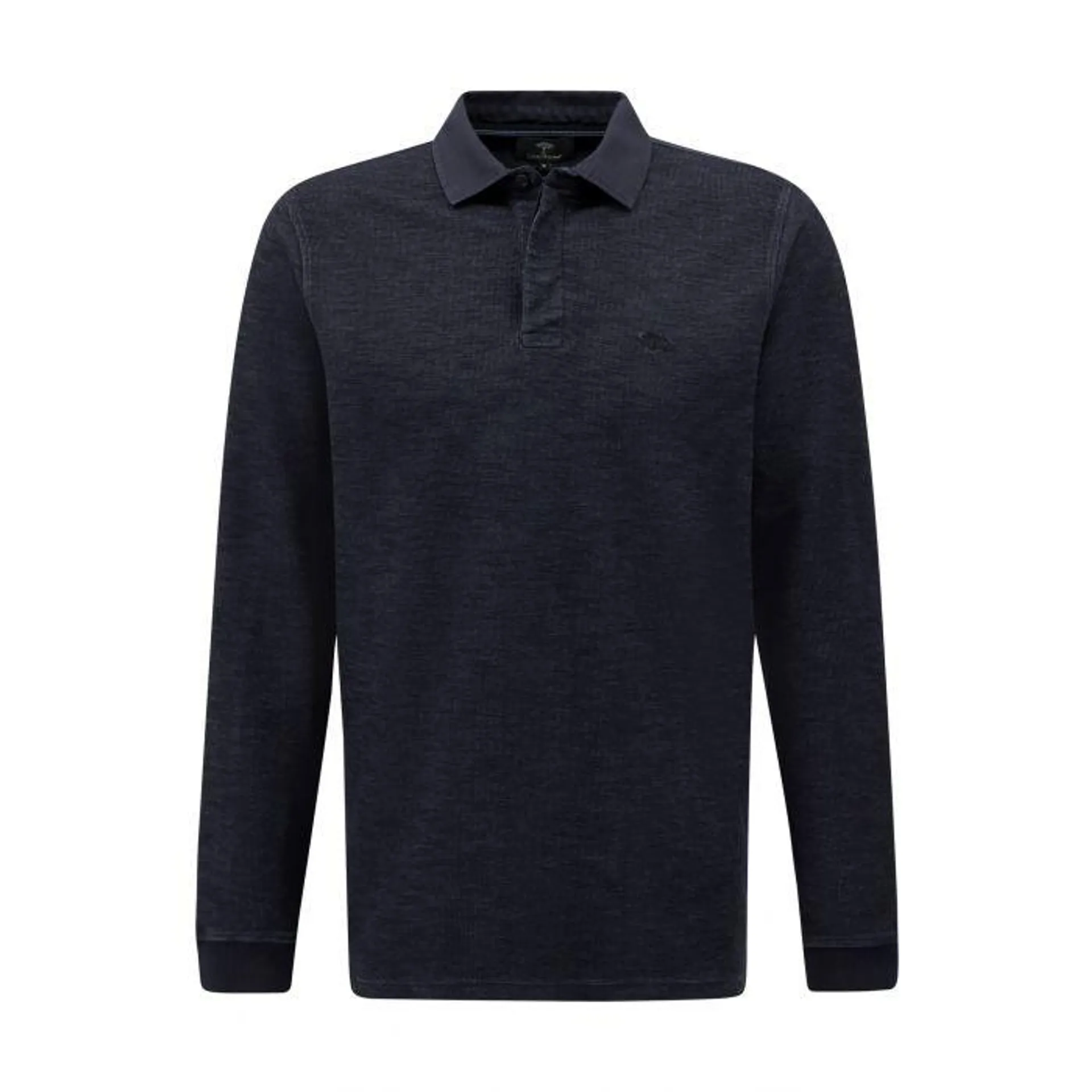 Garment Dyed Rugby Shirt Navy