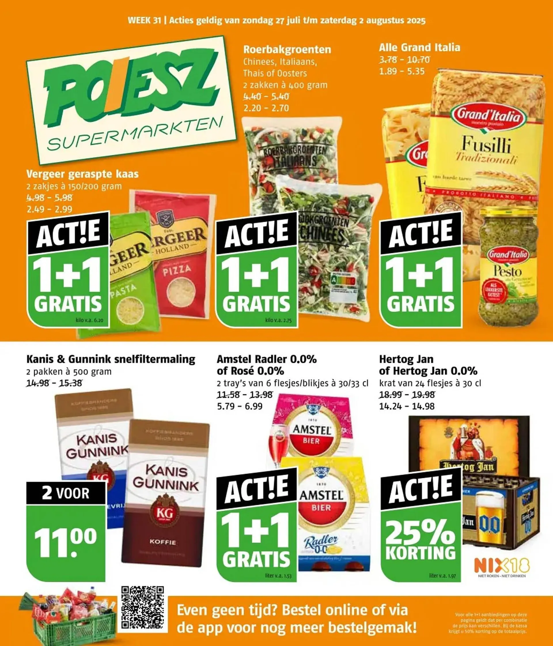 Poiesz folder van 27 juli tot 2 augustus 2025 - Folder pagina 1