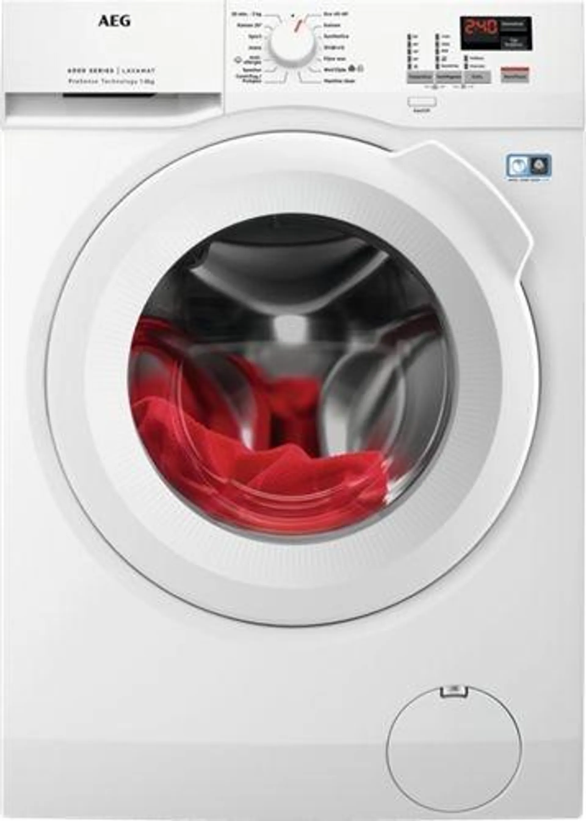 AEG LF6KIEL 6000 serie ProSense wasmachine voorlader 8 kg