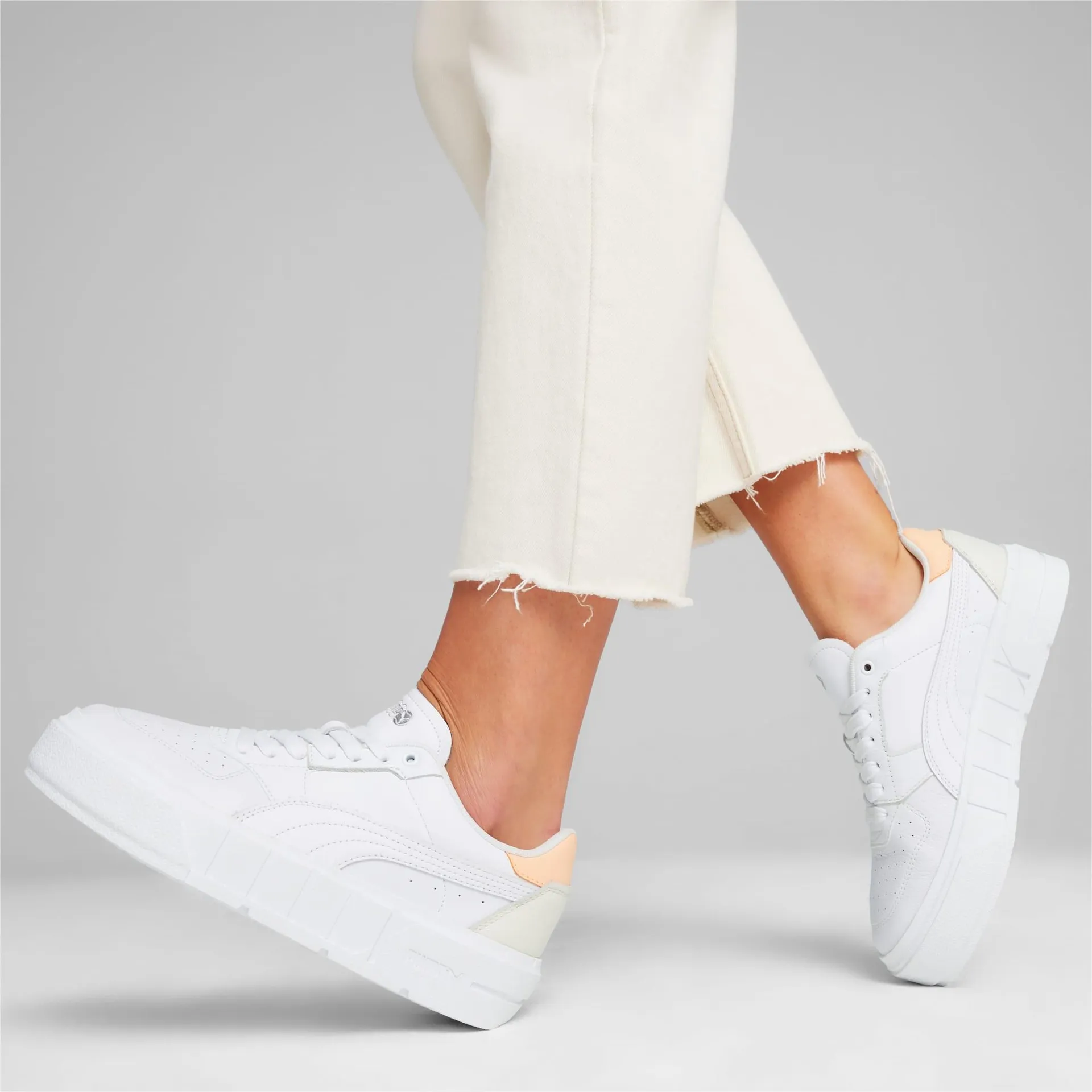 PUMA Cali Court leren damessneakers