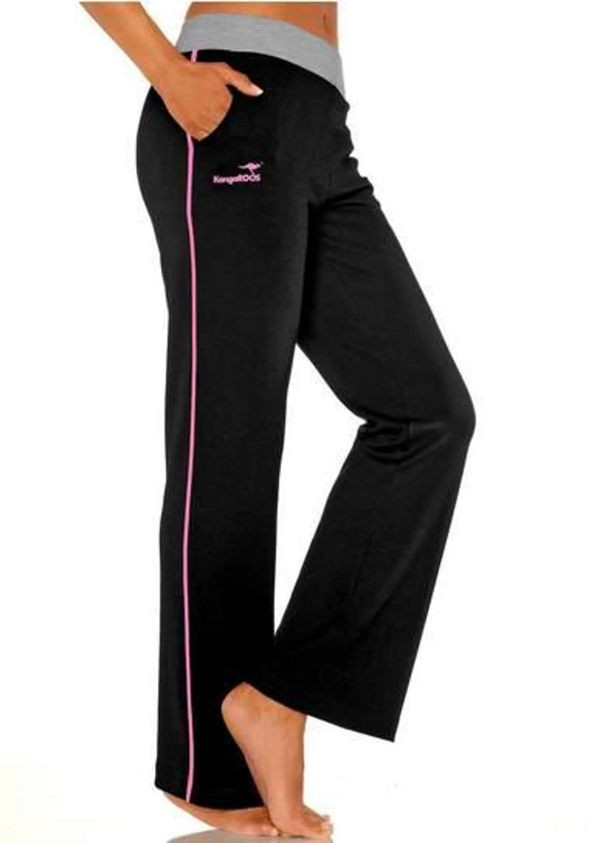 KangaROOS Relaxbroek met brede tailleband, loungewear, loungepak