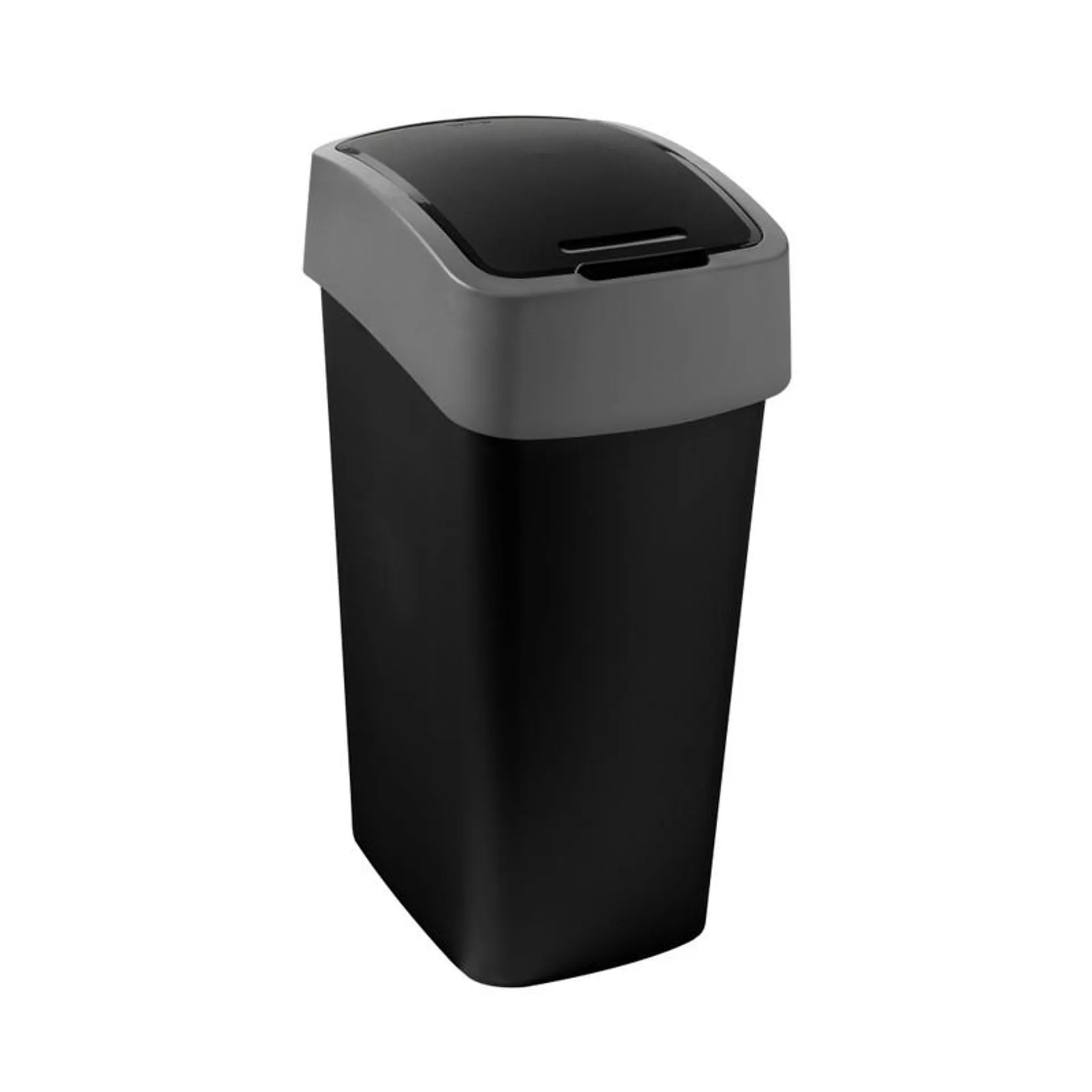 Curver flip bin prullenbak - grijs - 45 liter