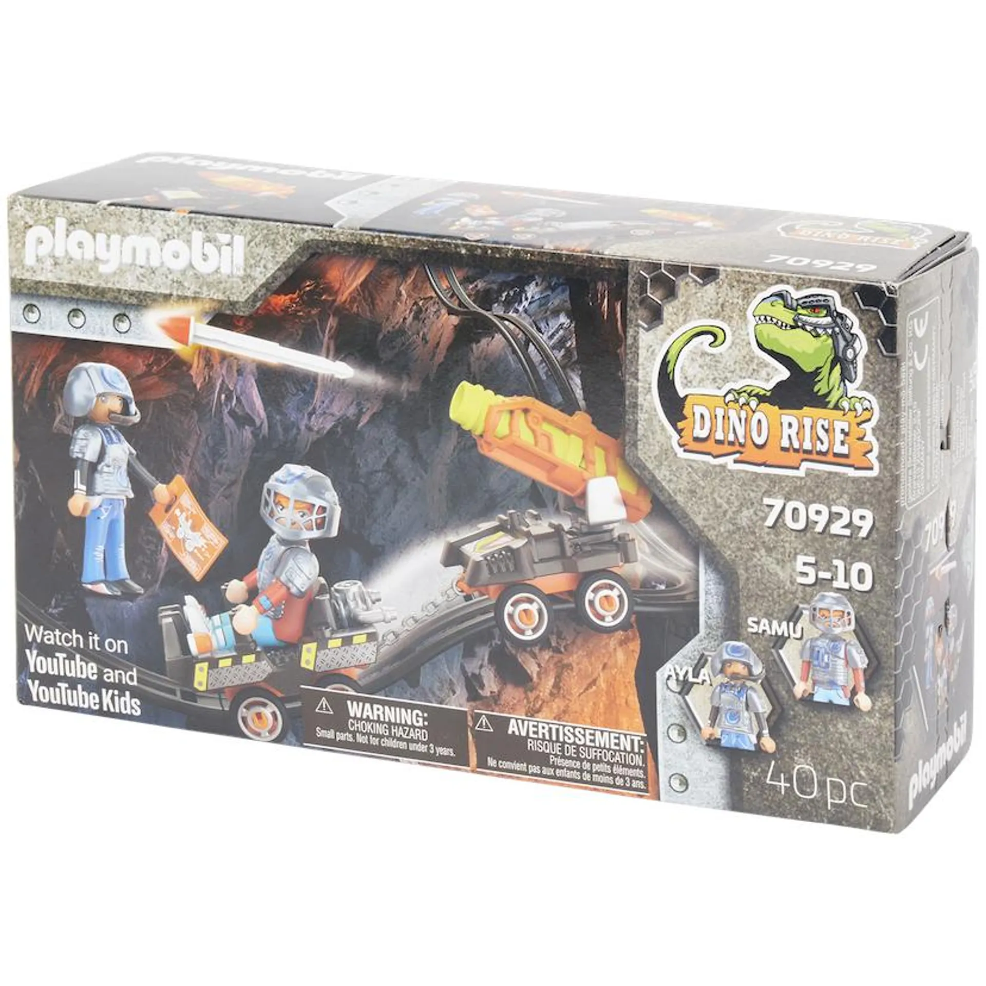 Playmobil Dino Rise Dino Mine raketkar