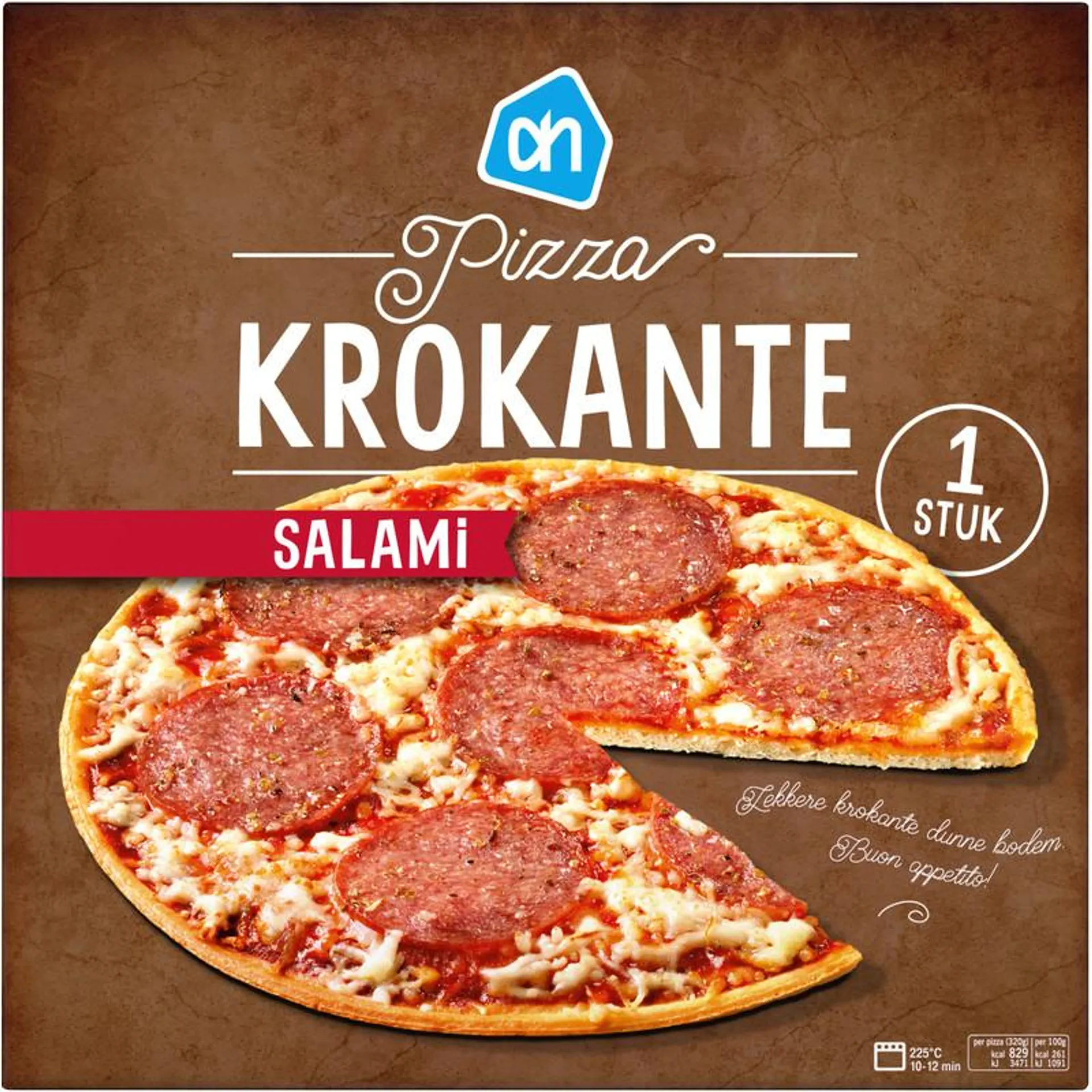 AH Krokante pizza salami