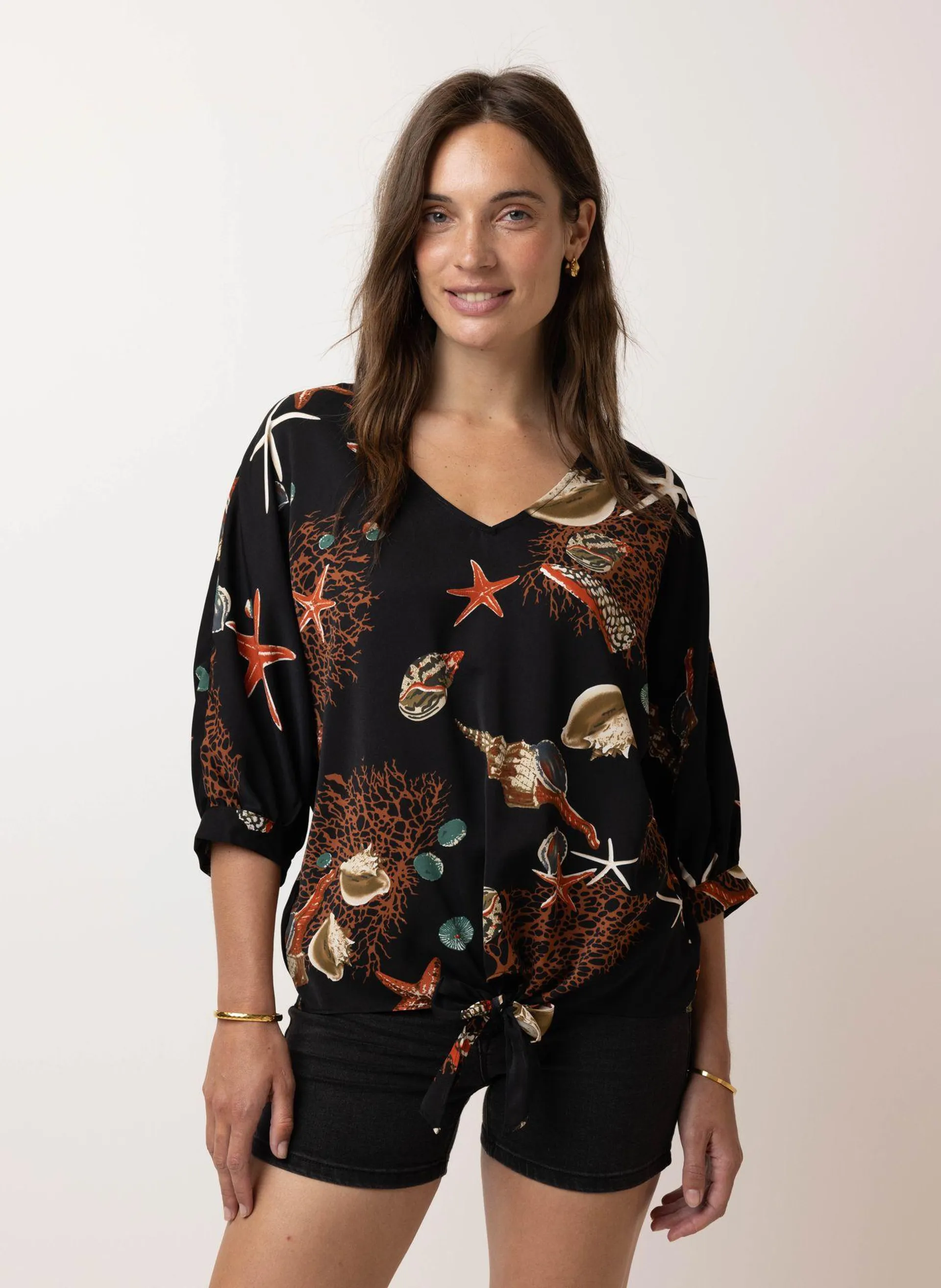 Blouse met strik