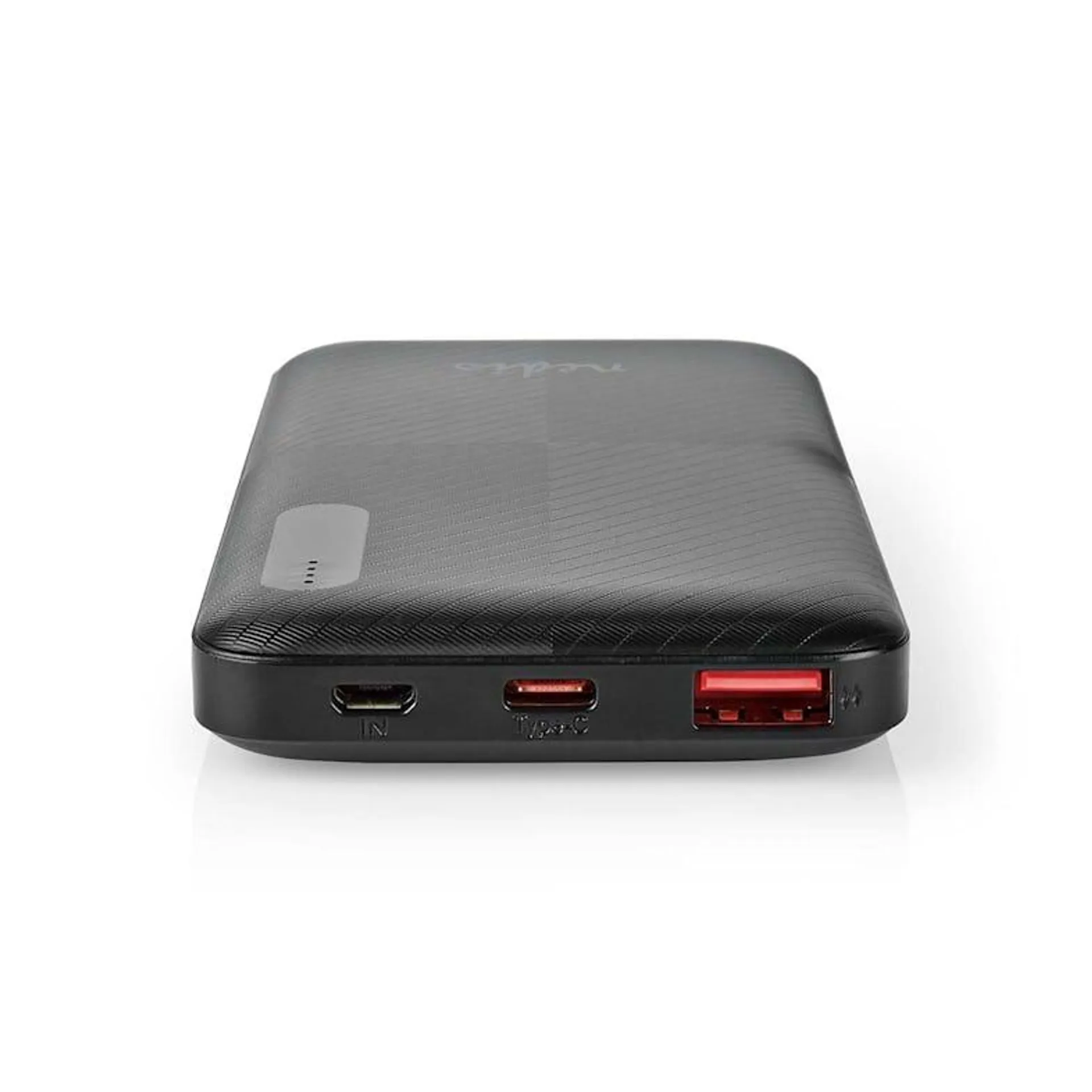 Powerbank - 10000 mAh - 1.5 / 2.0 / 3.0 A - Outputs: 2 - Output: 1x USB-A / 1x USB-C - Inputs: 1x Micro USB / 1x USB-C - PD2.0 18W - Lithium-Polymeer