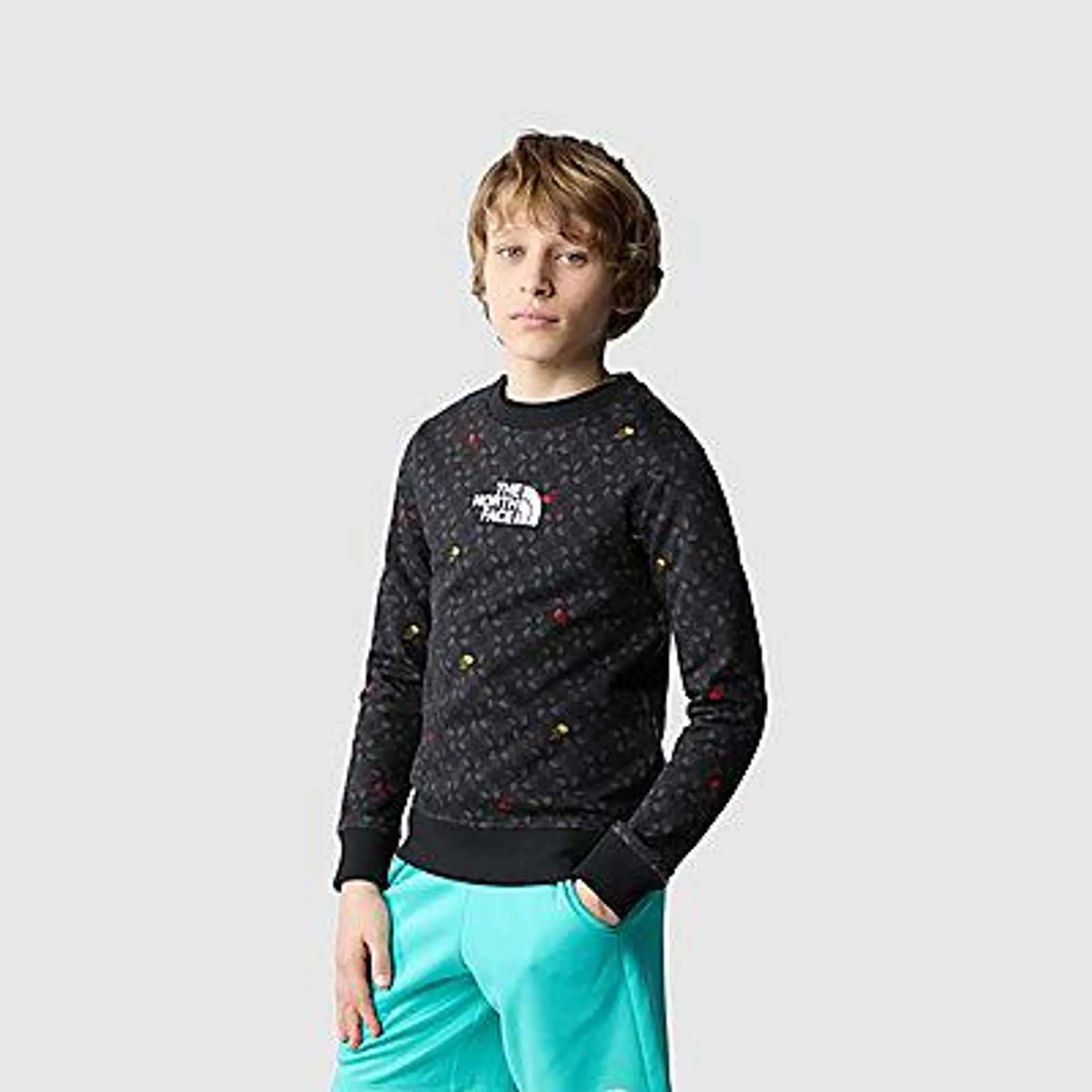 Light Drew Peak-sweatshirt met print voor jongens