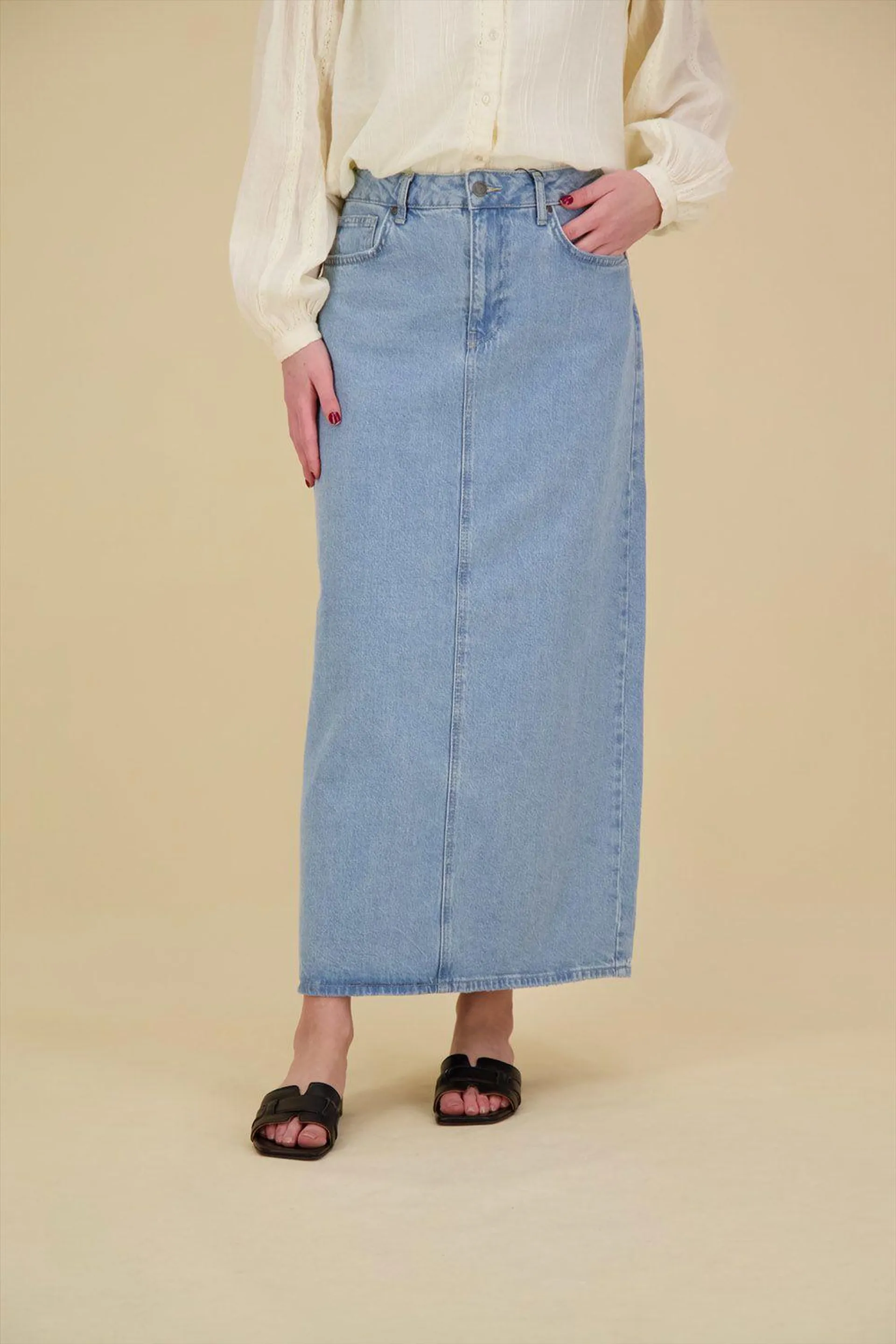 Rok Ellen Lang Blauw