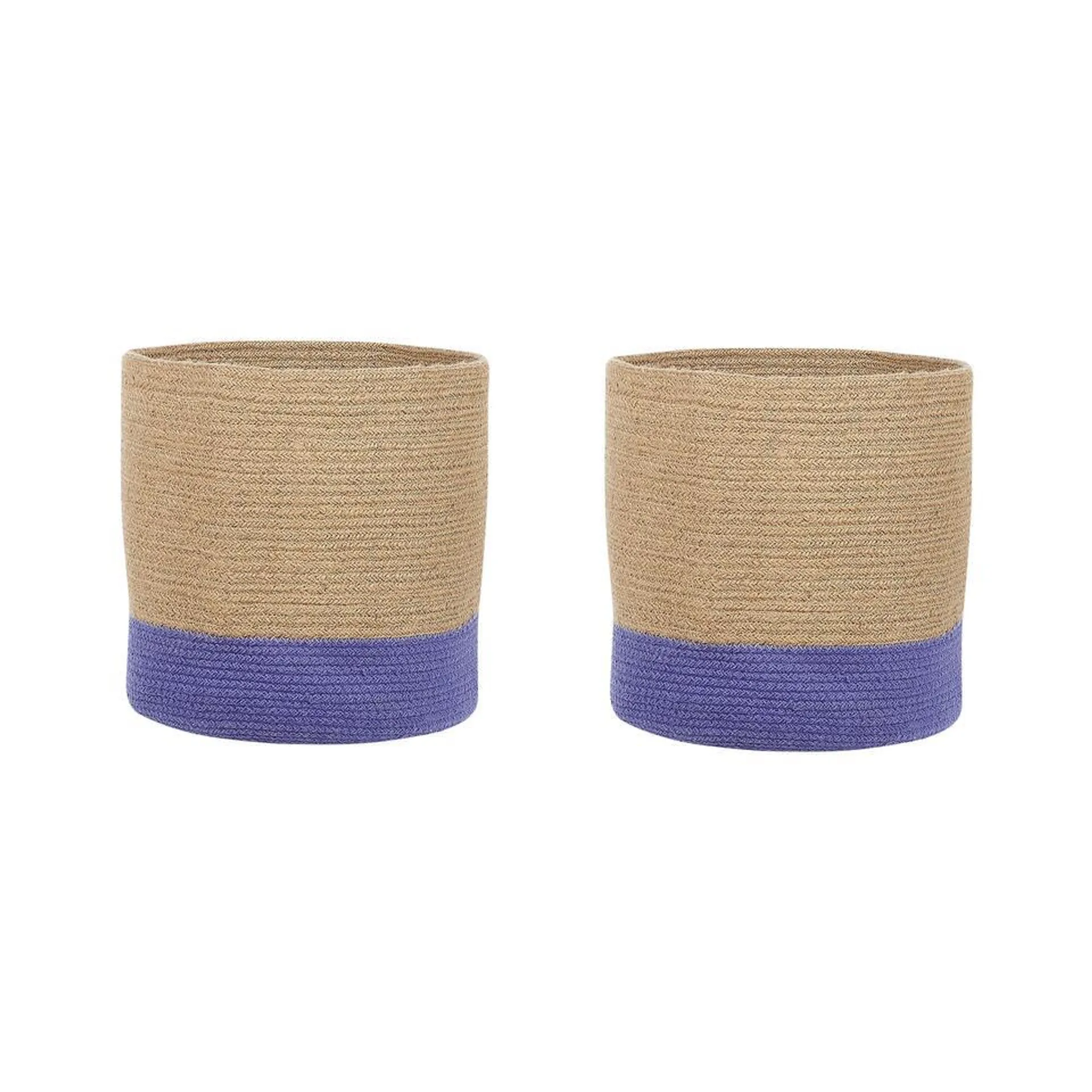 BULANIK - Mand set van 2 - Beige - Jute