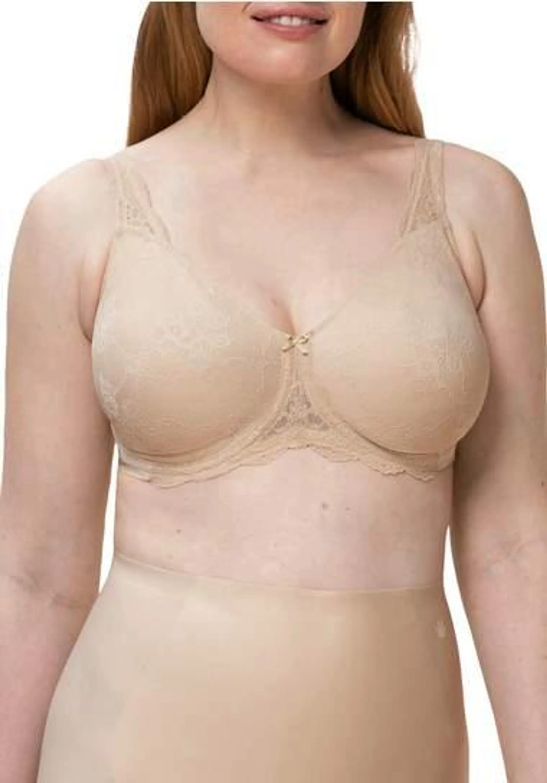 Triumph Minimizer-bh Contouring Sensation W01 Cup C-G, gemaakt van prachtig gebloemd kant, lingerie