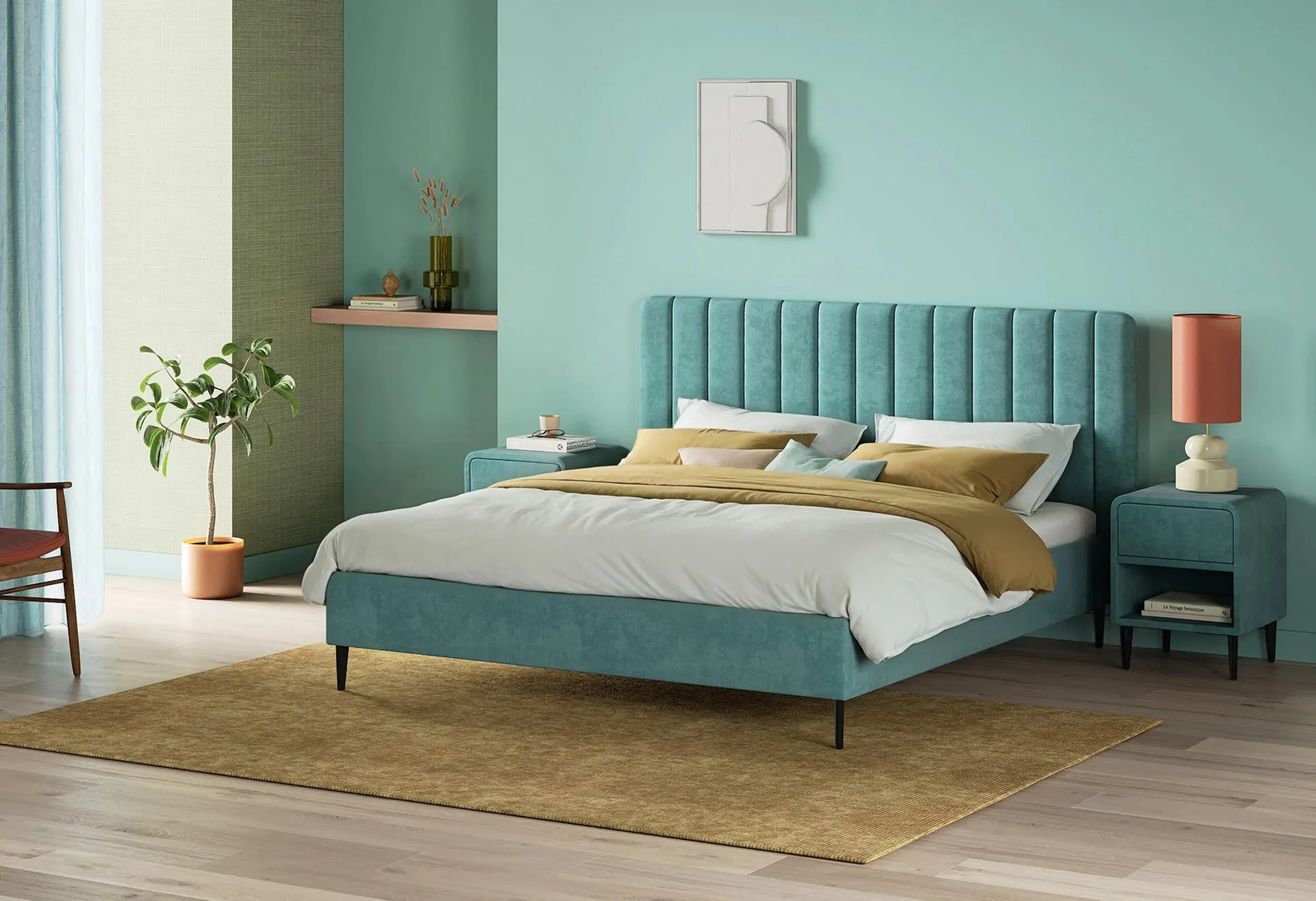 Gestoffeerd Bedframe Home 223