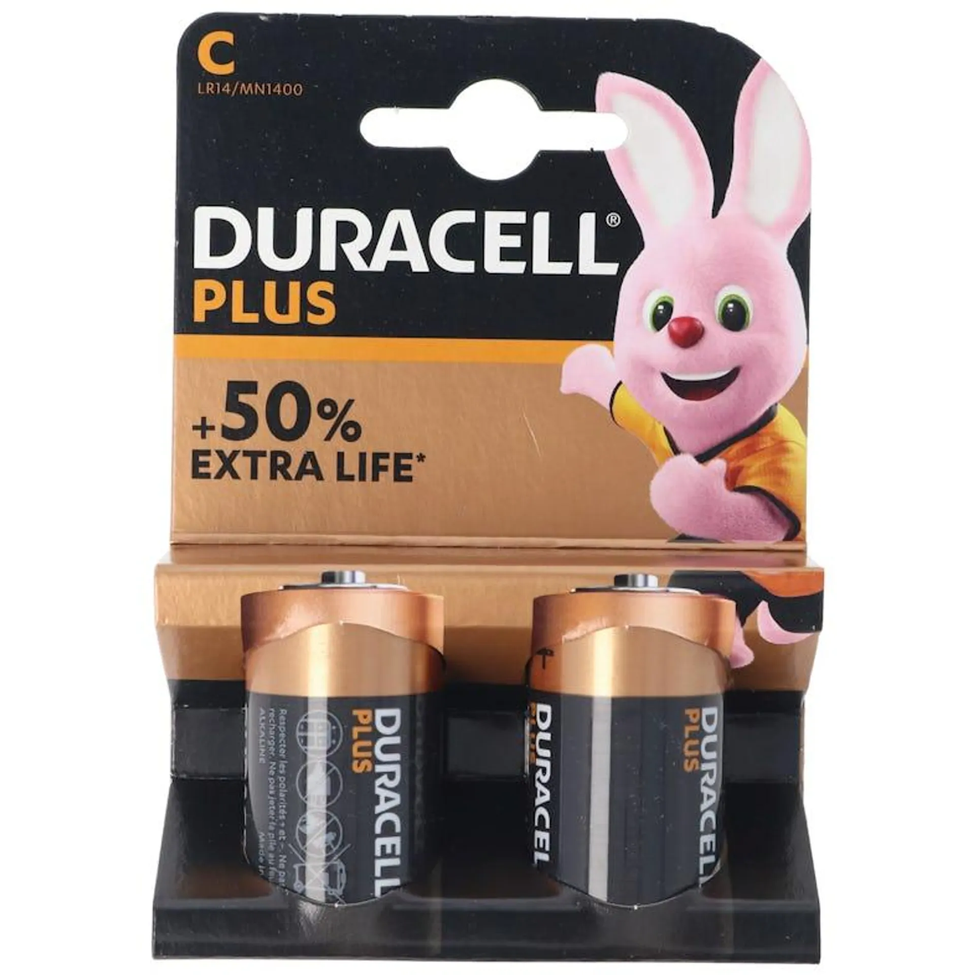 Duracell Plus Wegwerpbatterij C Alkaline