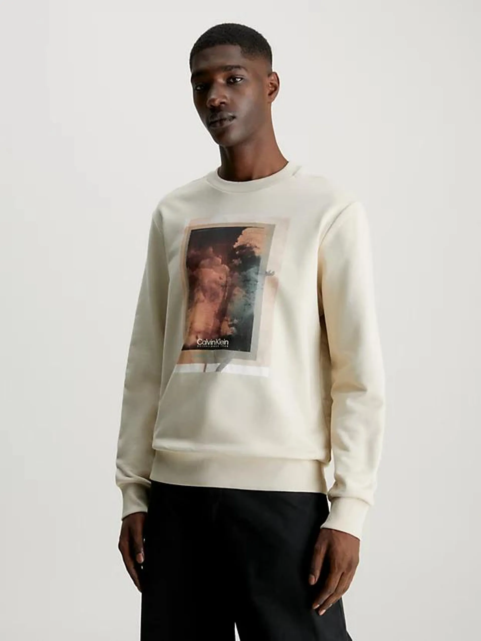 Sweatshirt met fotoprint