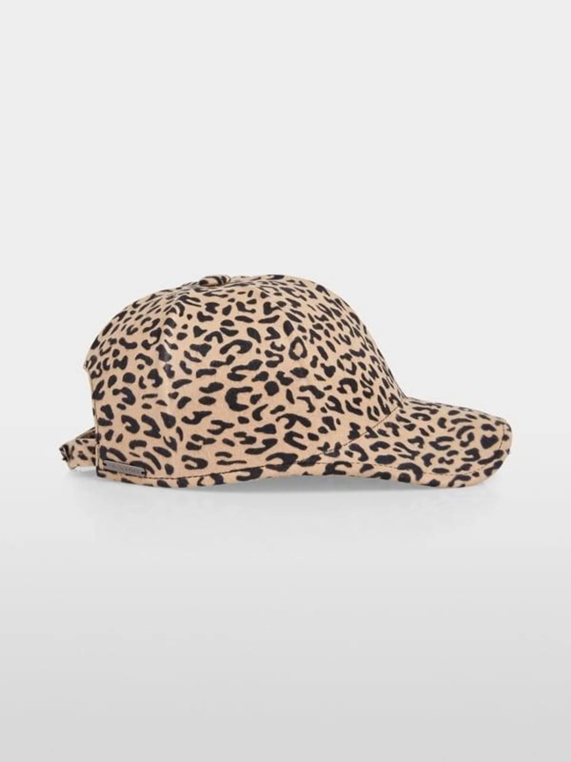 Cap met luipaardprint