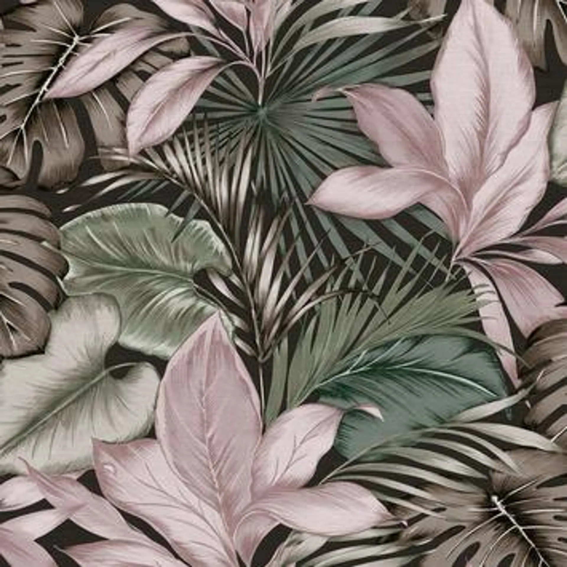 Vliesbehang indra groen/roze (dessin 106742)
