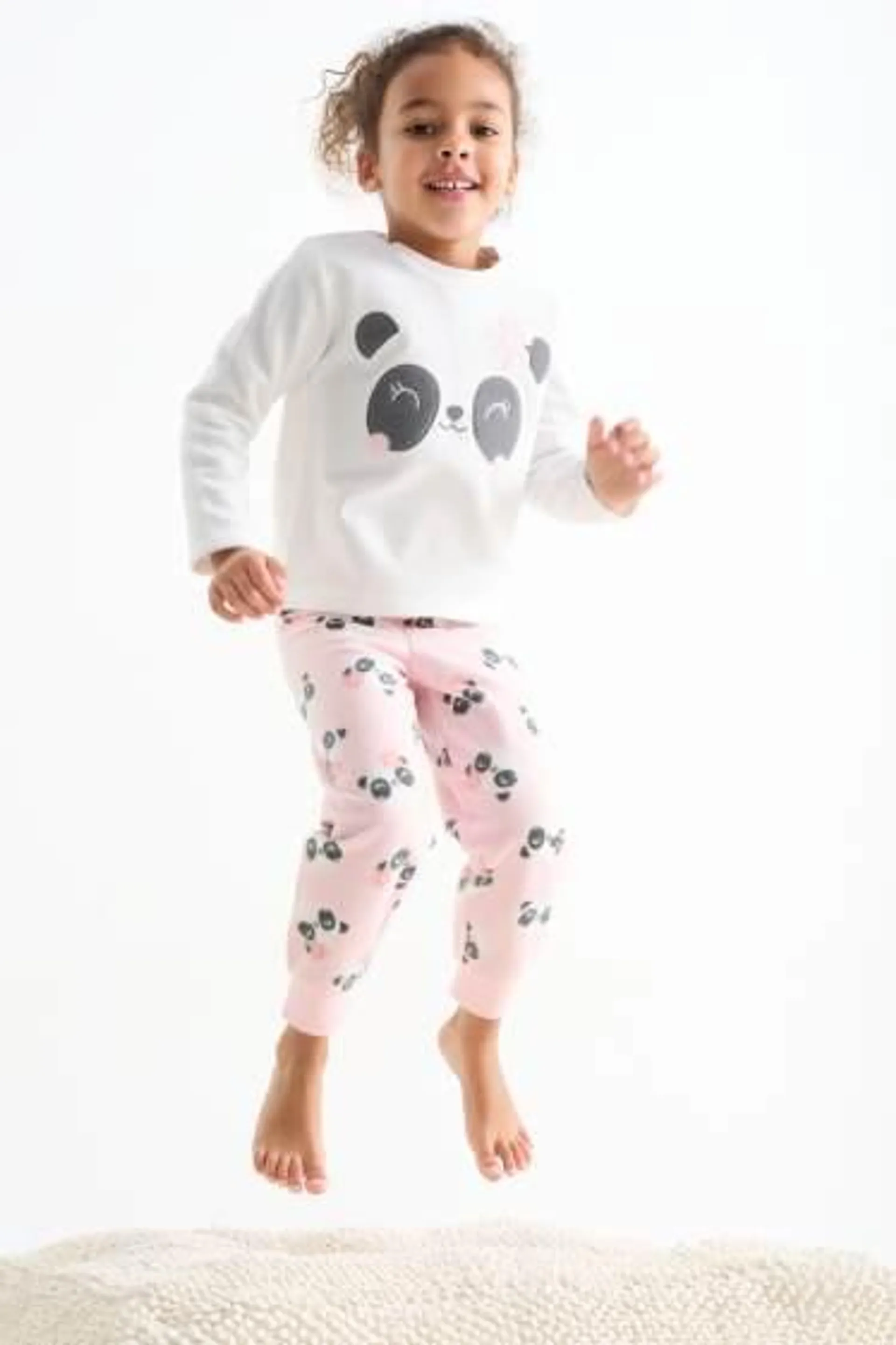 Panda - fleece pyjamas - 2 piece