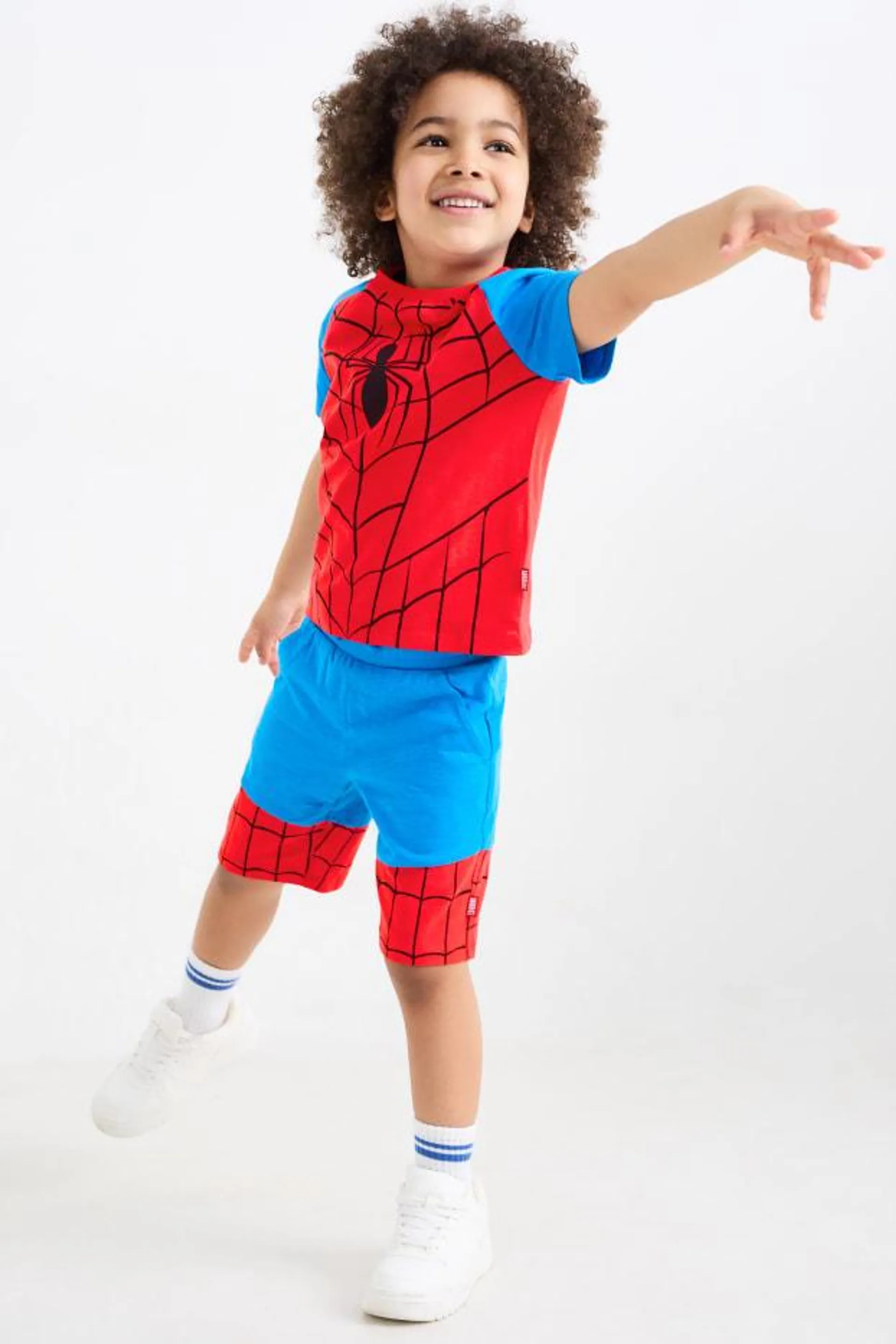 Spider-Man - set - short sleeve T-shirt and shorts - 2 piece