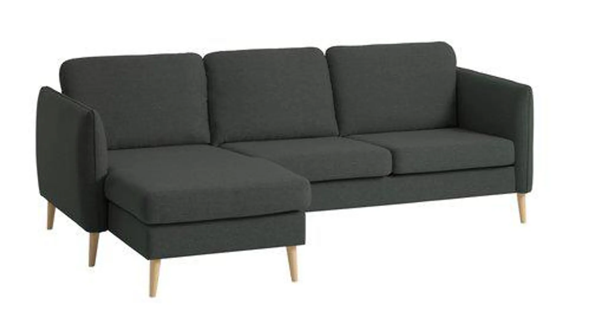 Sofa AARHUS Chaiselongue links dunkelgrau