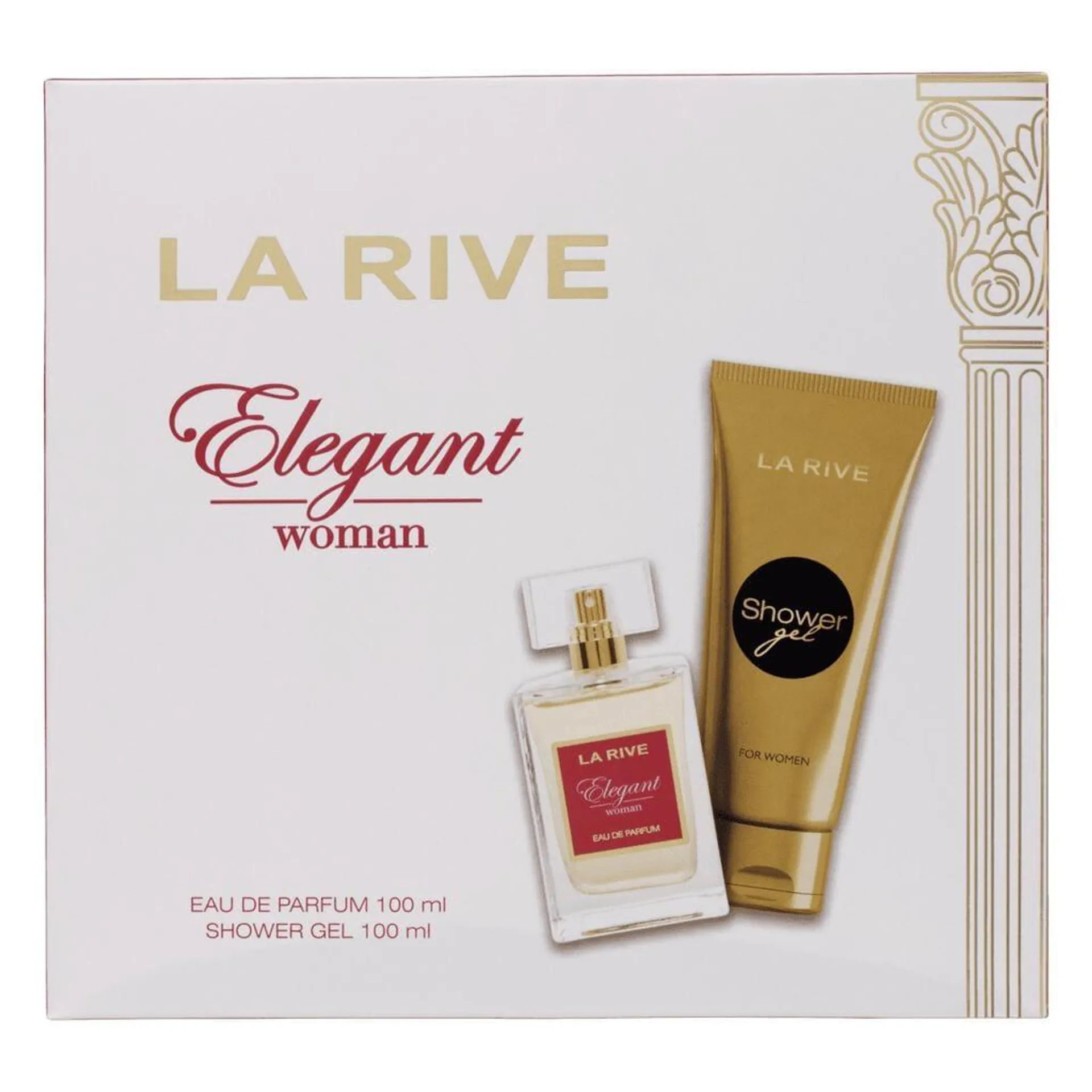 La Rive Elegant Woman Giftset: Eau de Parfum 100 ML, Showergel