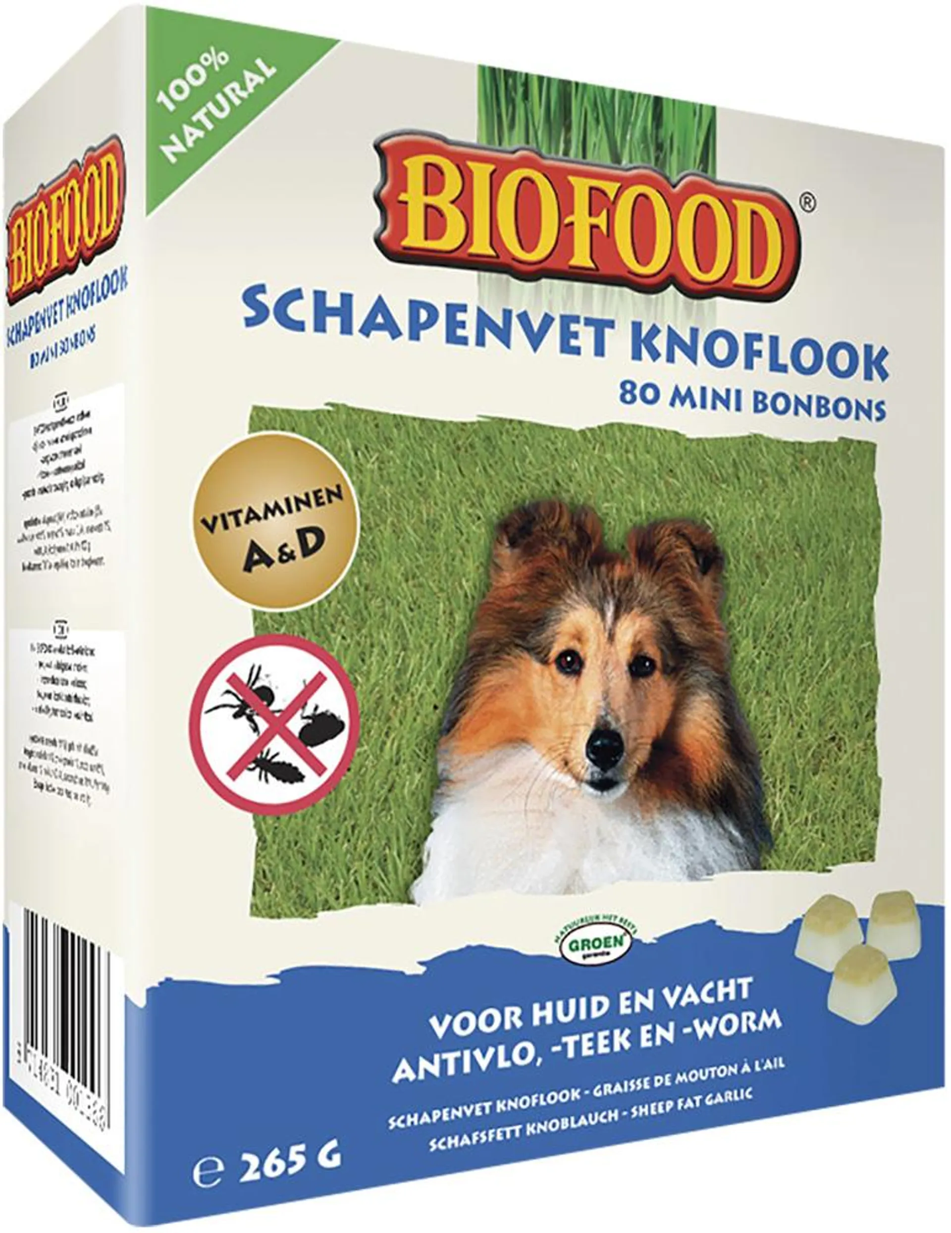 Biofood schaapvet mini knf&all 80st