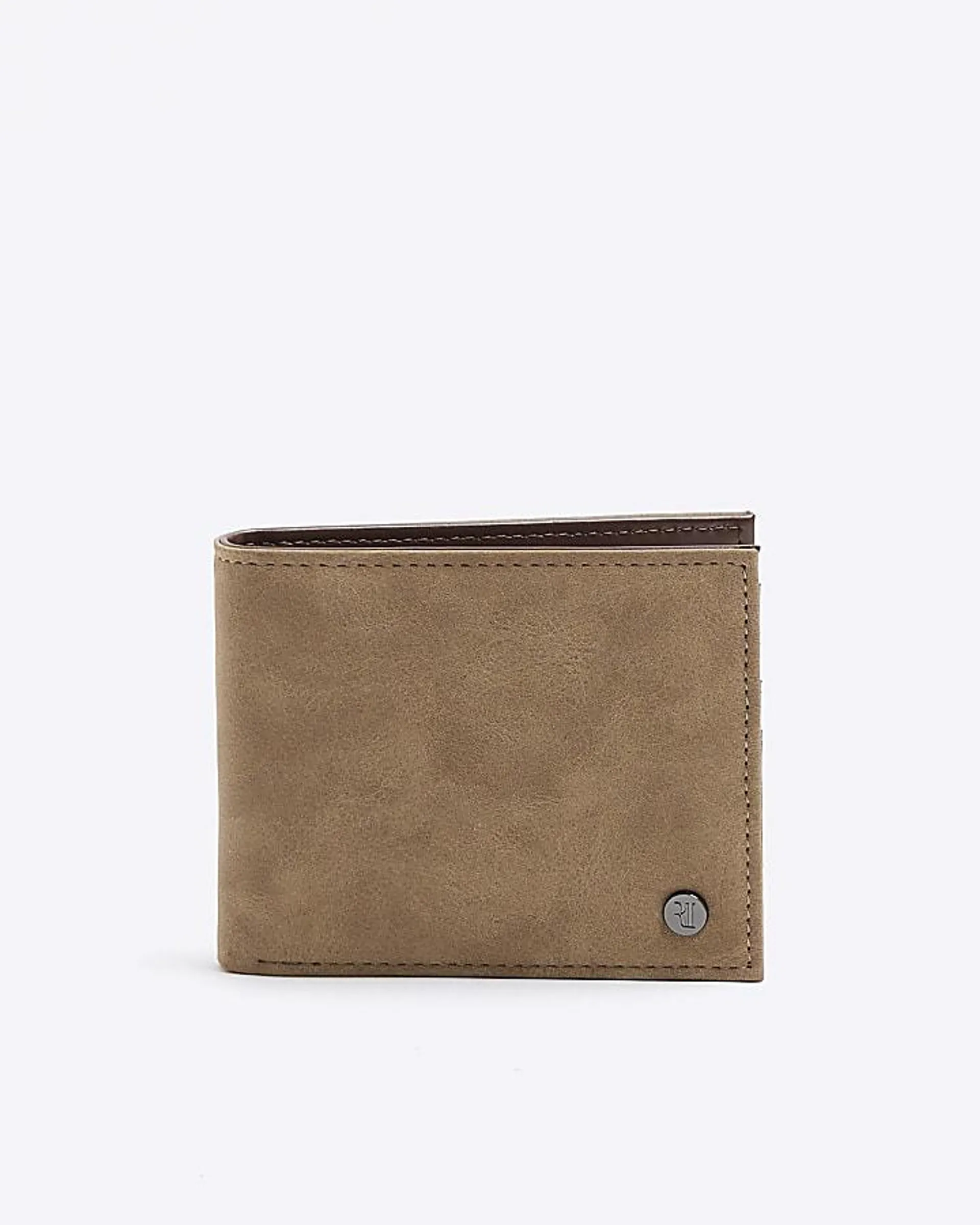 Stone suedette wallet