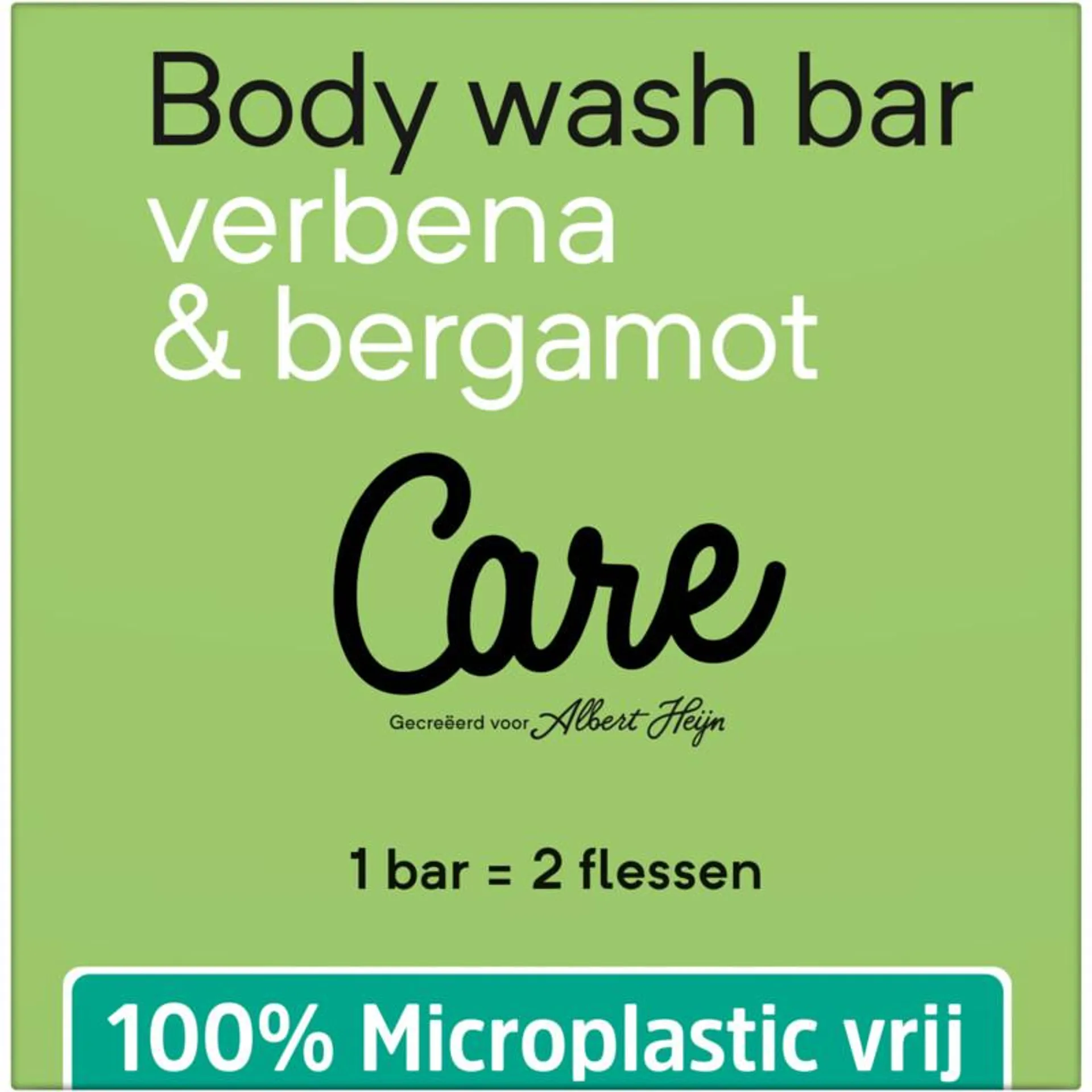 Care Body wash bar verbena & bergamot
