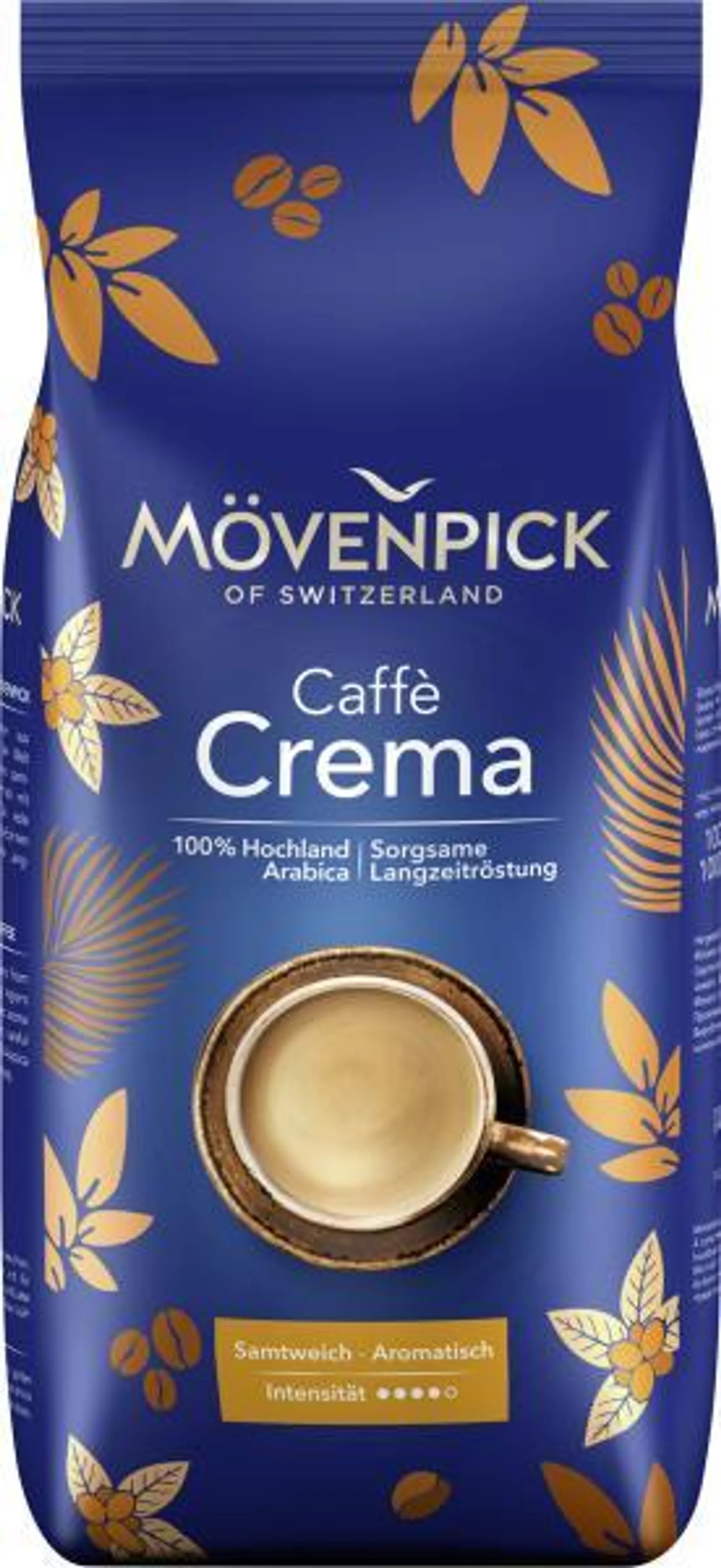 Mövenpick Caffè Crema 100% Arabica Ganze Bohnen 1 kg