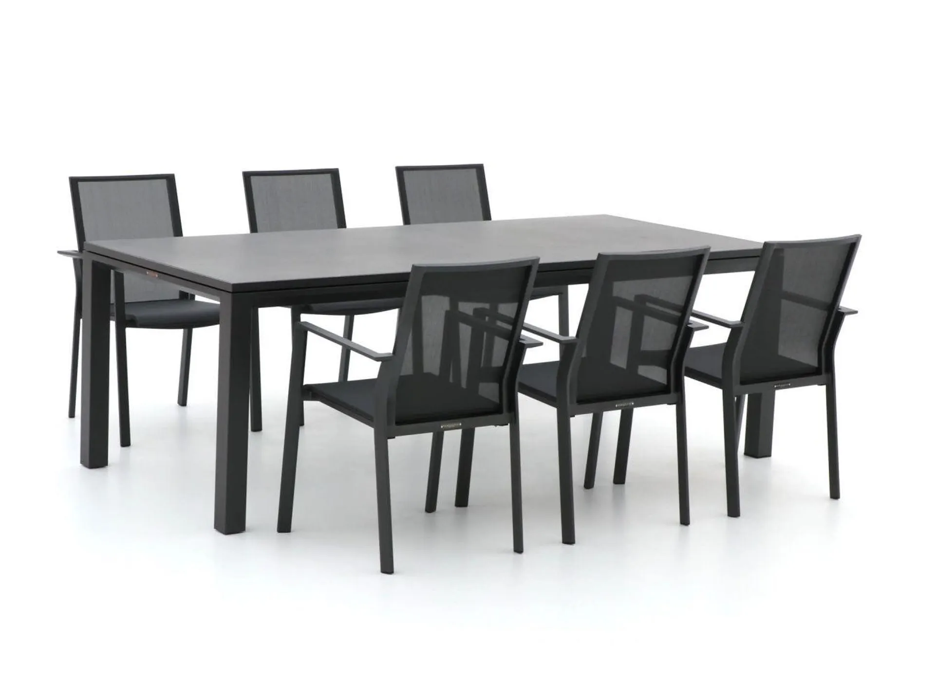 Bernstein Amberg/Mannheim 220cm dining tuinset 7-delig stapelbaar/uitschuifbaar