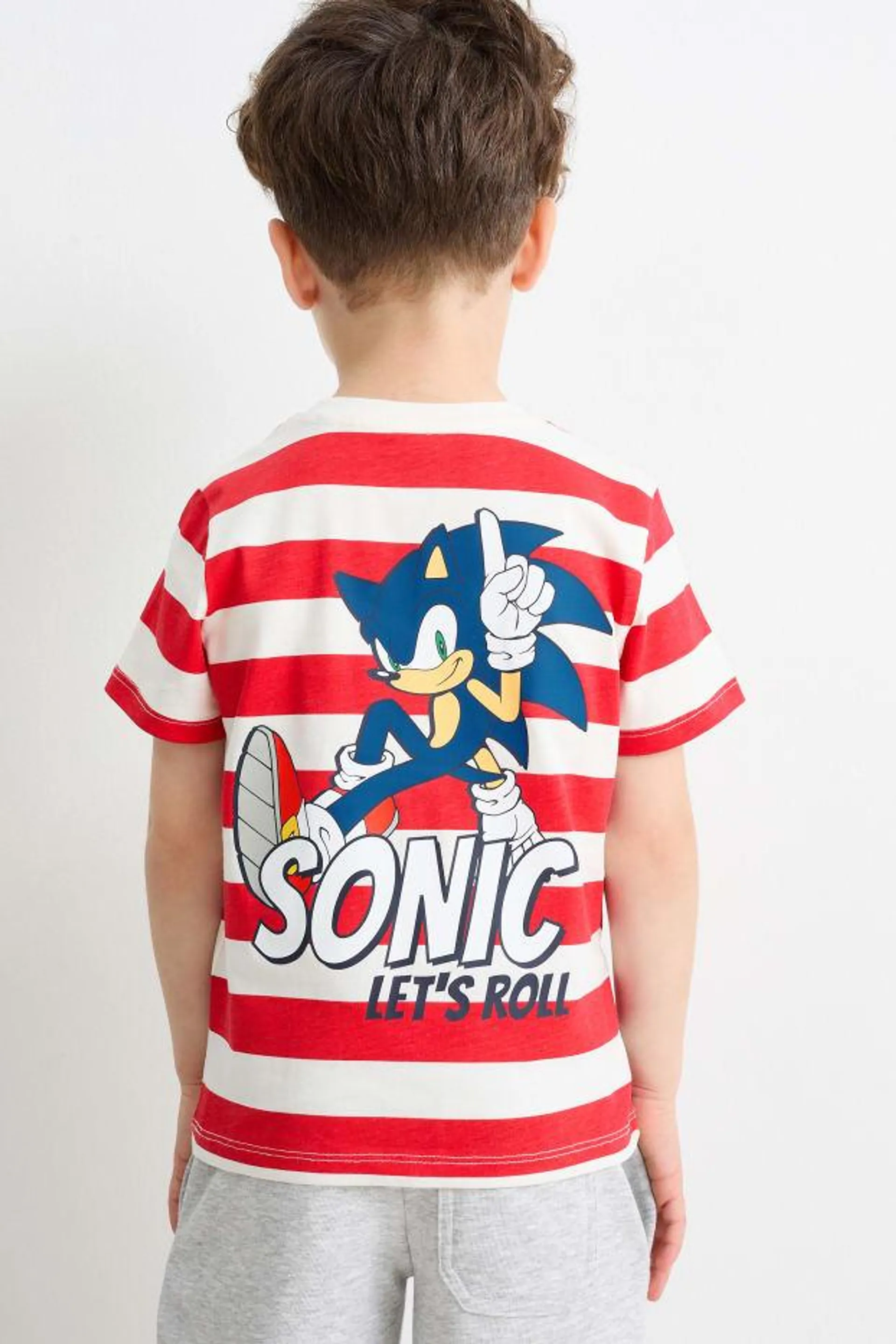 Sonic - short sleeve T-shirt - striped