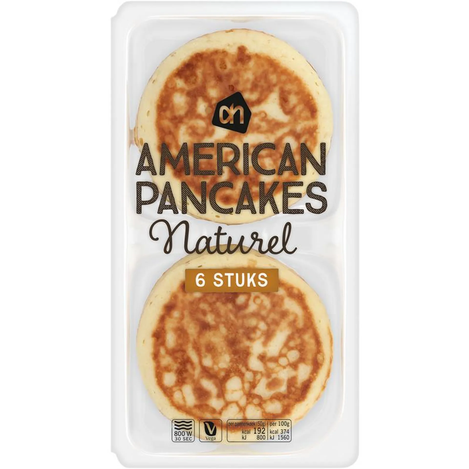 AH American pancakes naturel