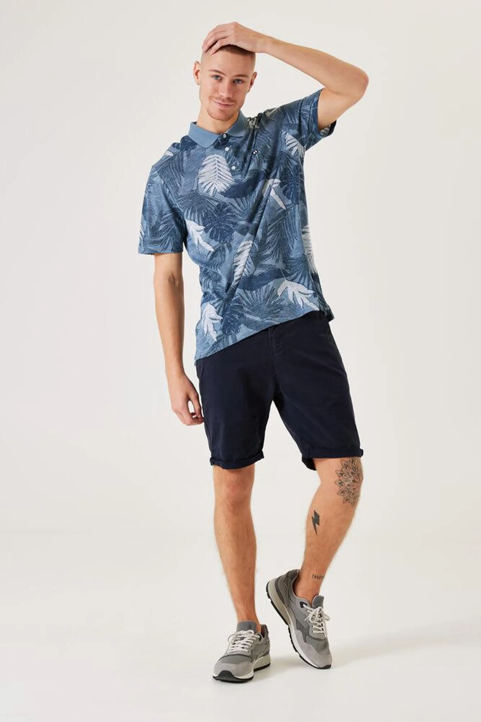 garcia chino short donkerblauw