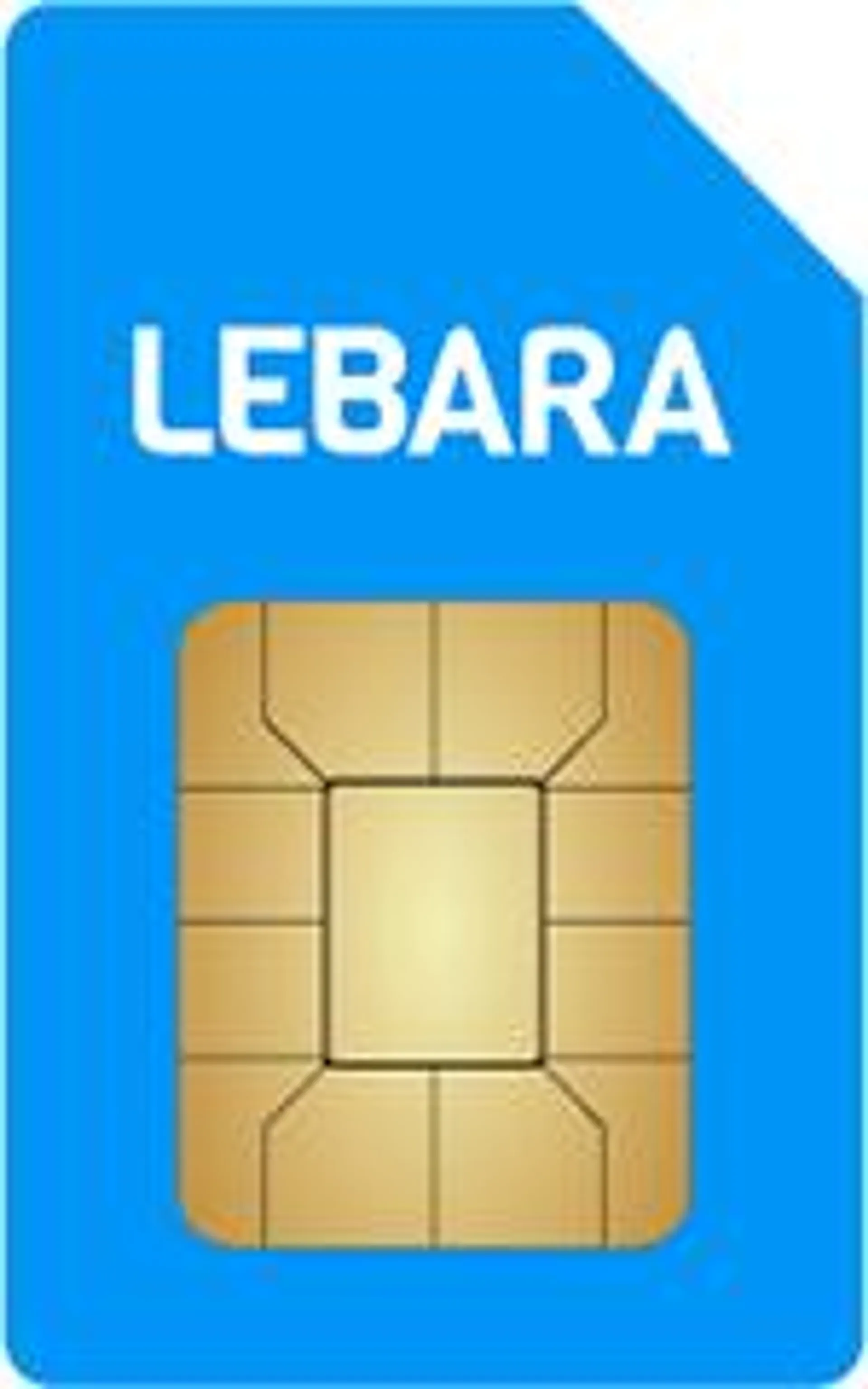 Lebara 150 min + 150 sms + 6 GB 4G - Sim Only - 2 jaar