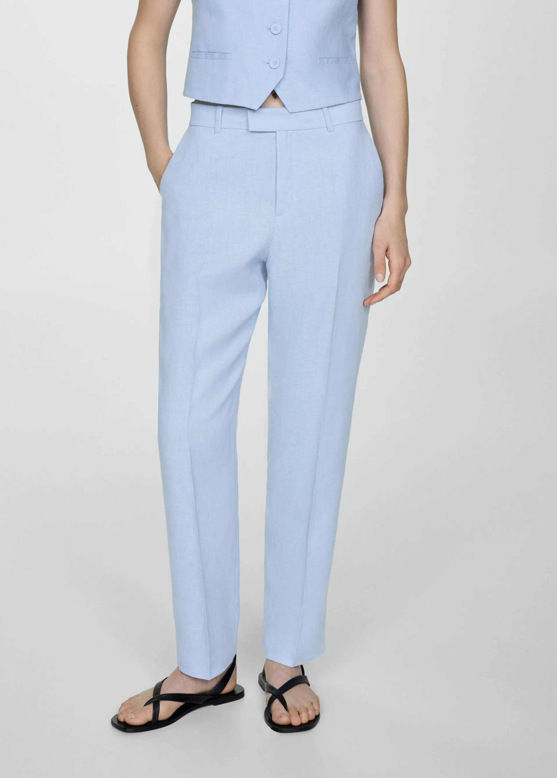 100% linnen pantalon