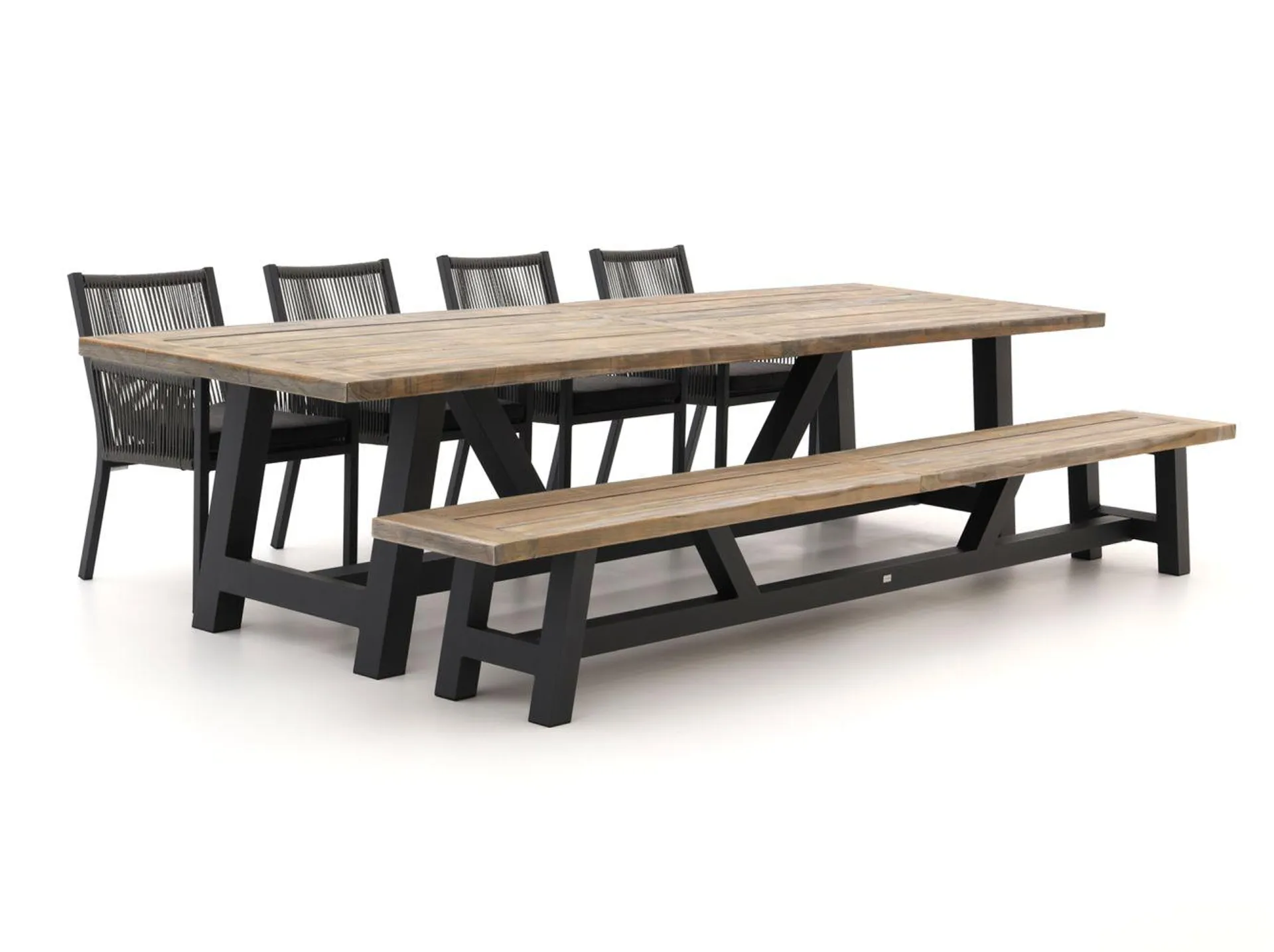 Manifesto Rivola/Bresimo 330cm dining tuinset met bank 6-delig