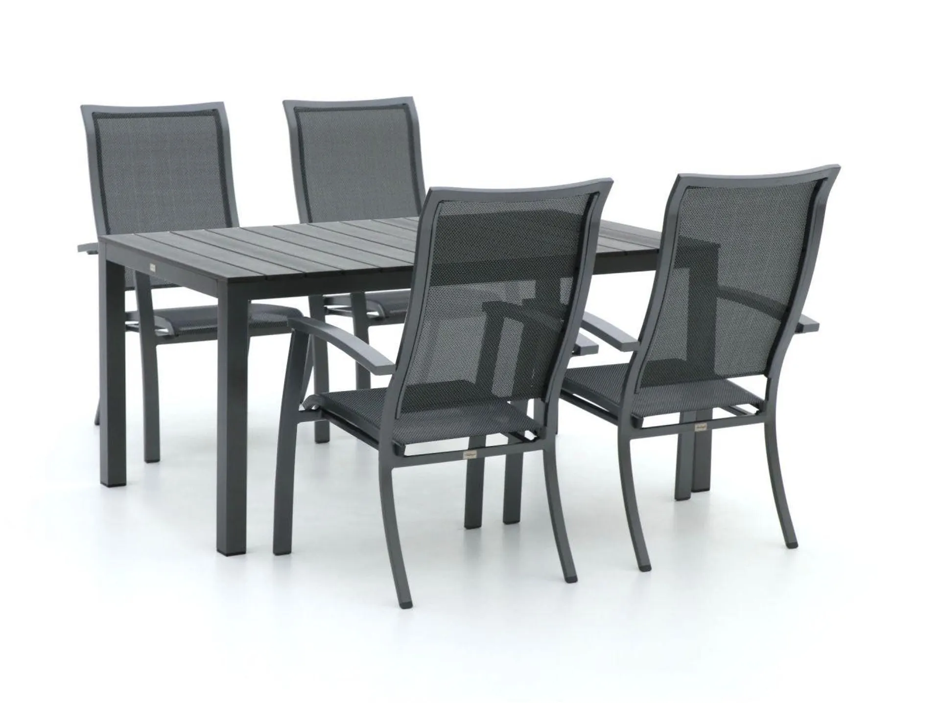 Bellagio Lugo/Fidenza 160cm dining tuinset 5-delig stapelbaar